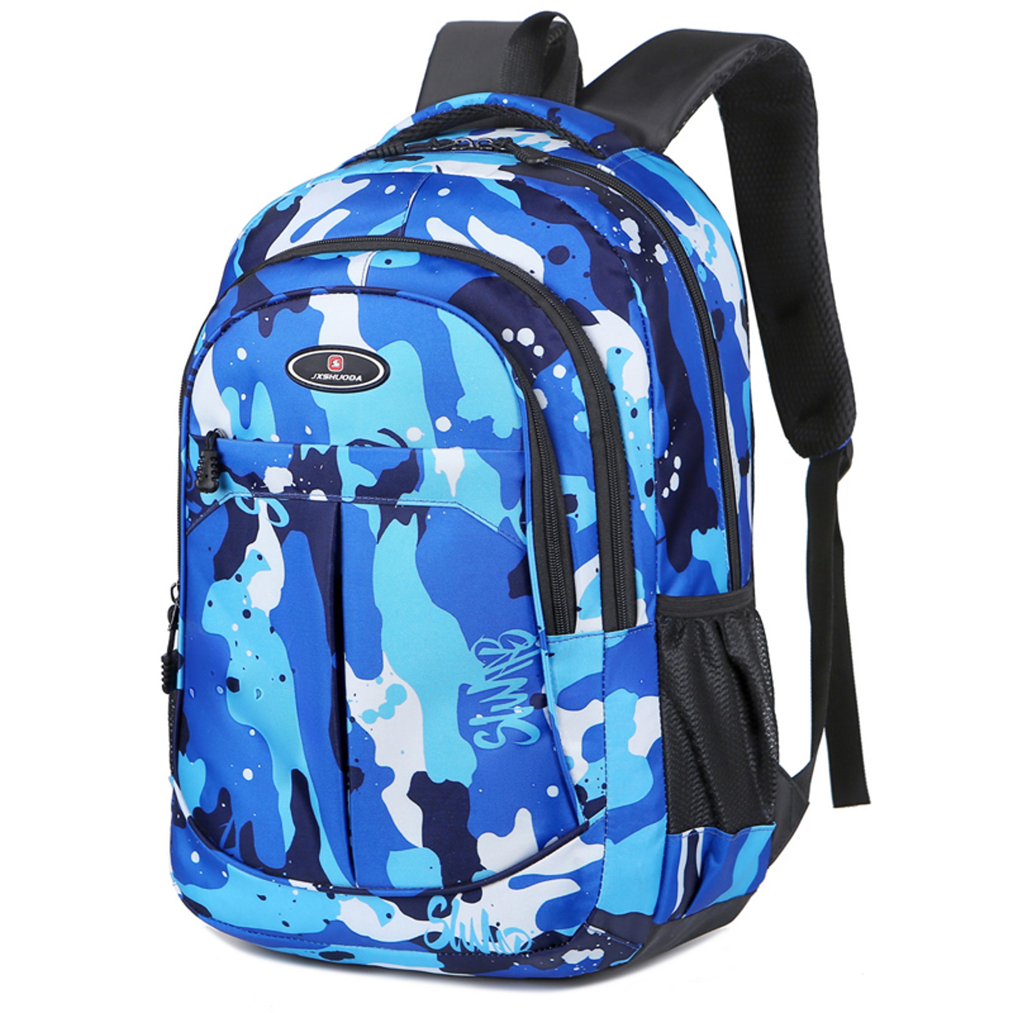 Large Capacity Lightweight Nylon Laptop Backpack For Men 9