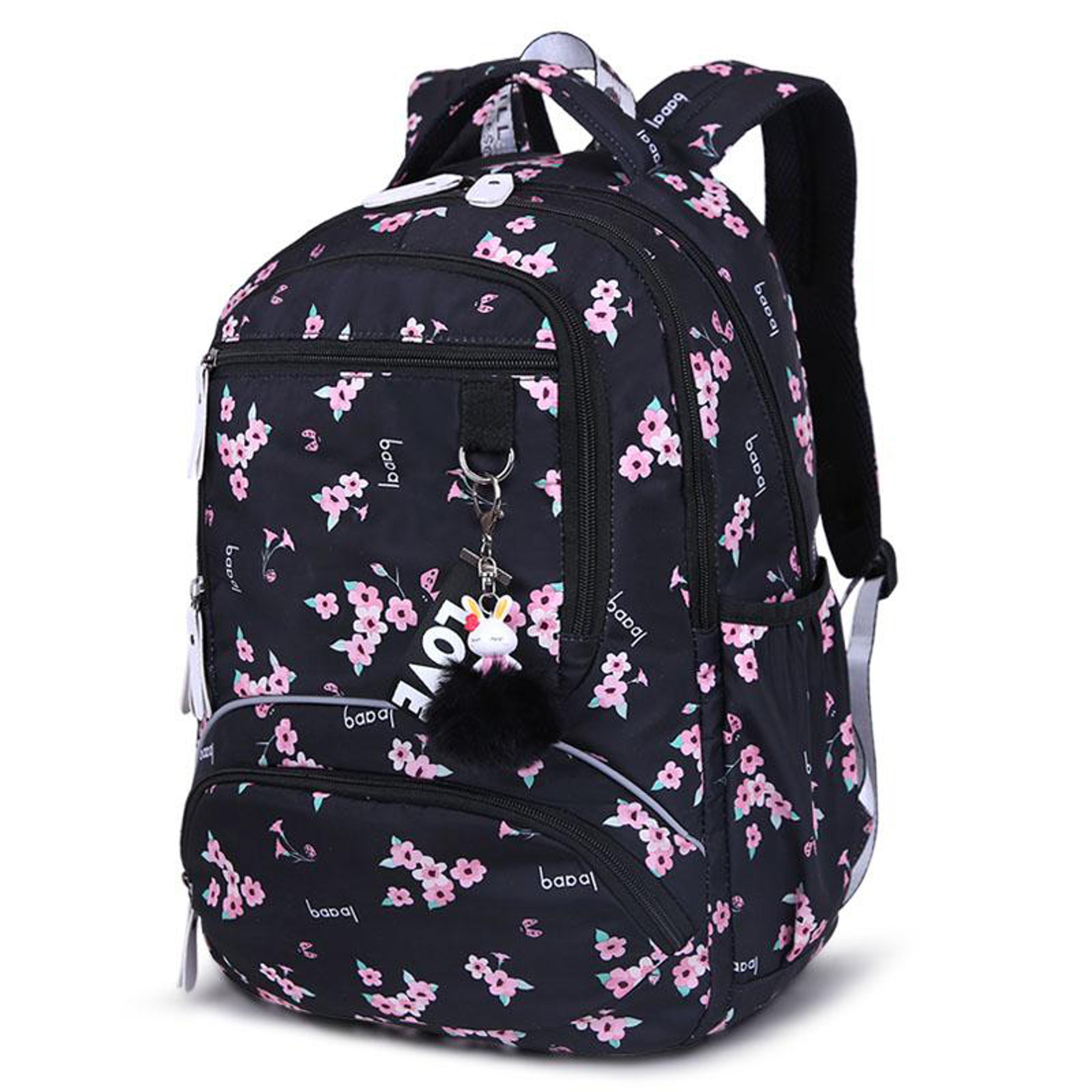 Cute Printed Waterproof School Backpack For Girls 0