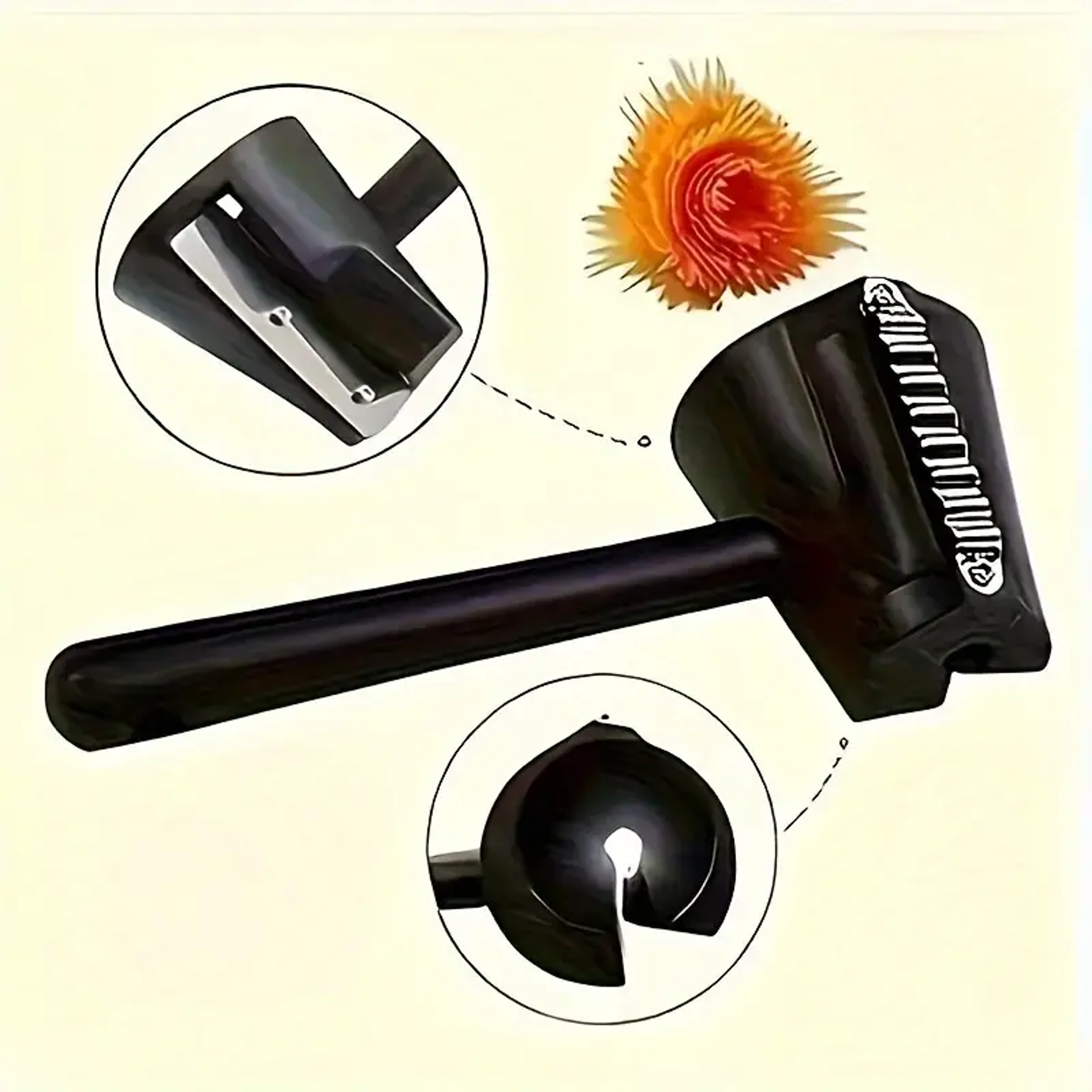 MultiFunction Fruit And Vegetable Carving Knife And Spiral Garnish Cutter 3