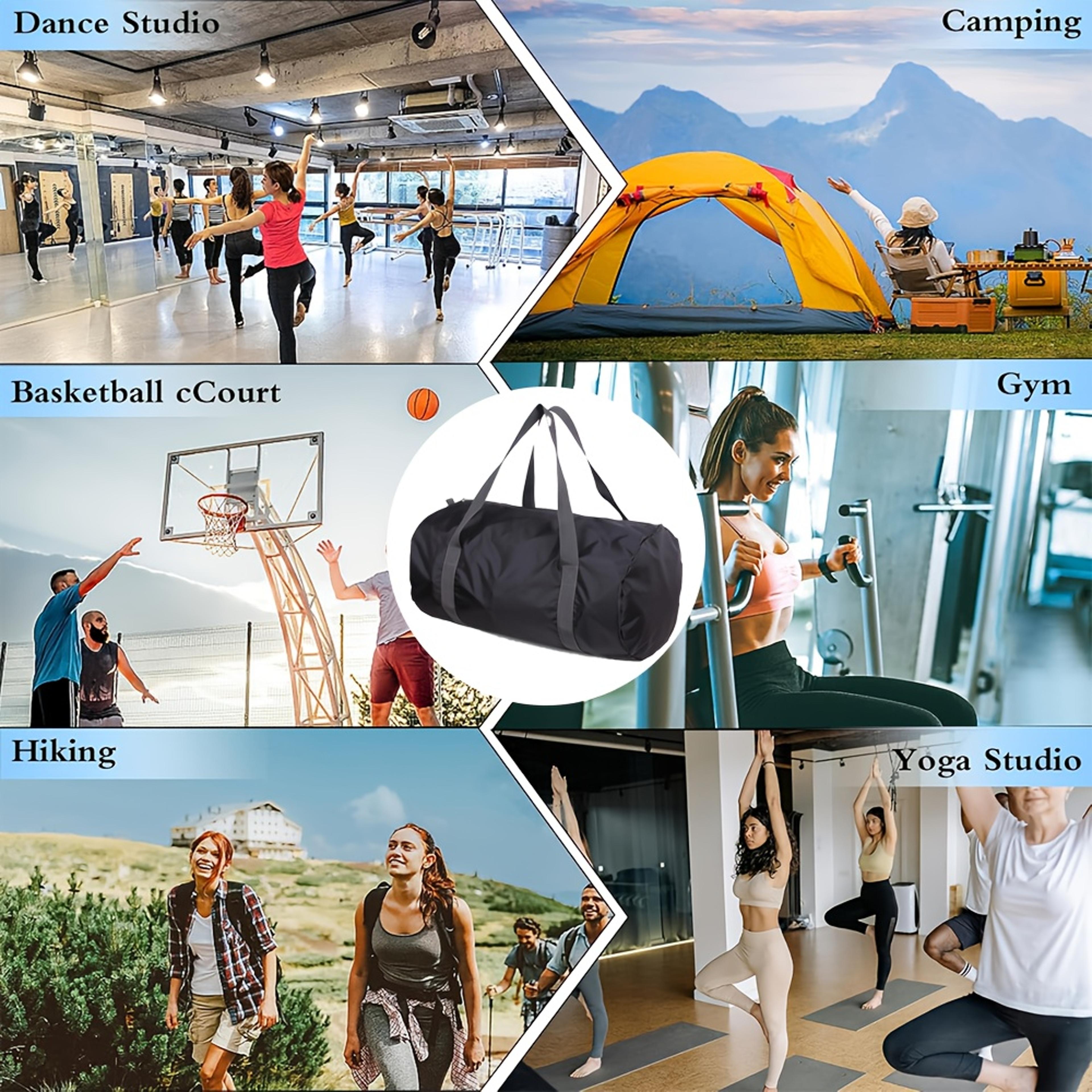 Compact Foldable Gym Bag Lightweight Travel Duffel 6