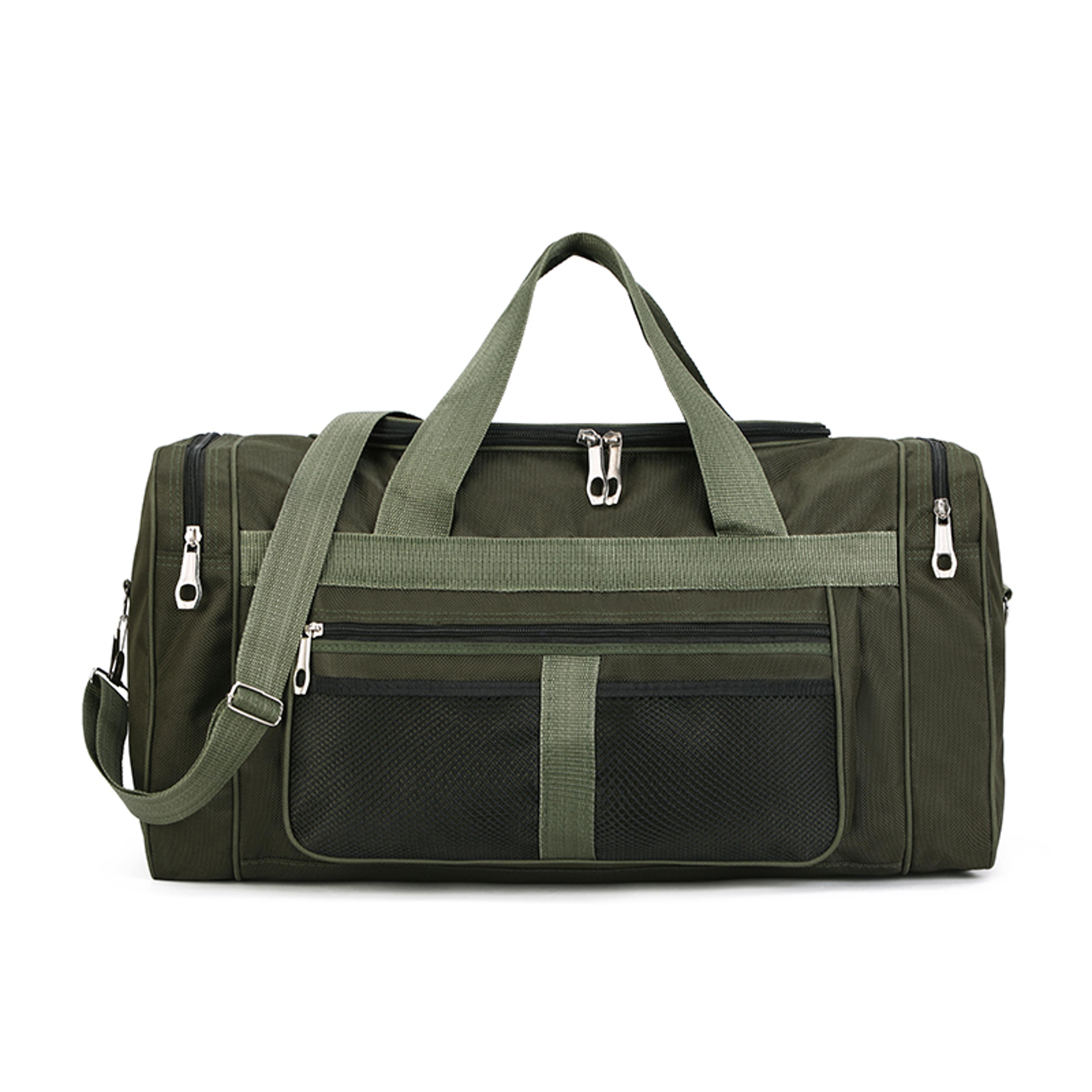 Large Capacity Weekender Travel Bag With Shoulder Strap 1
