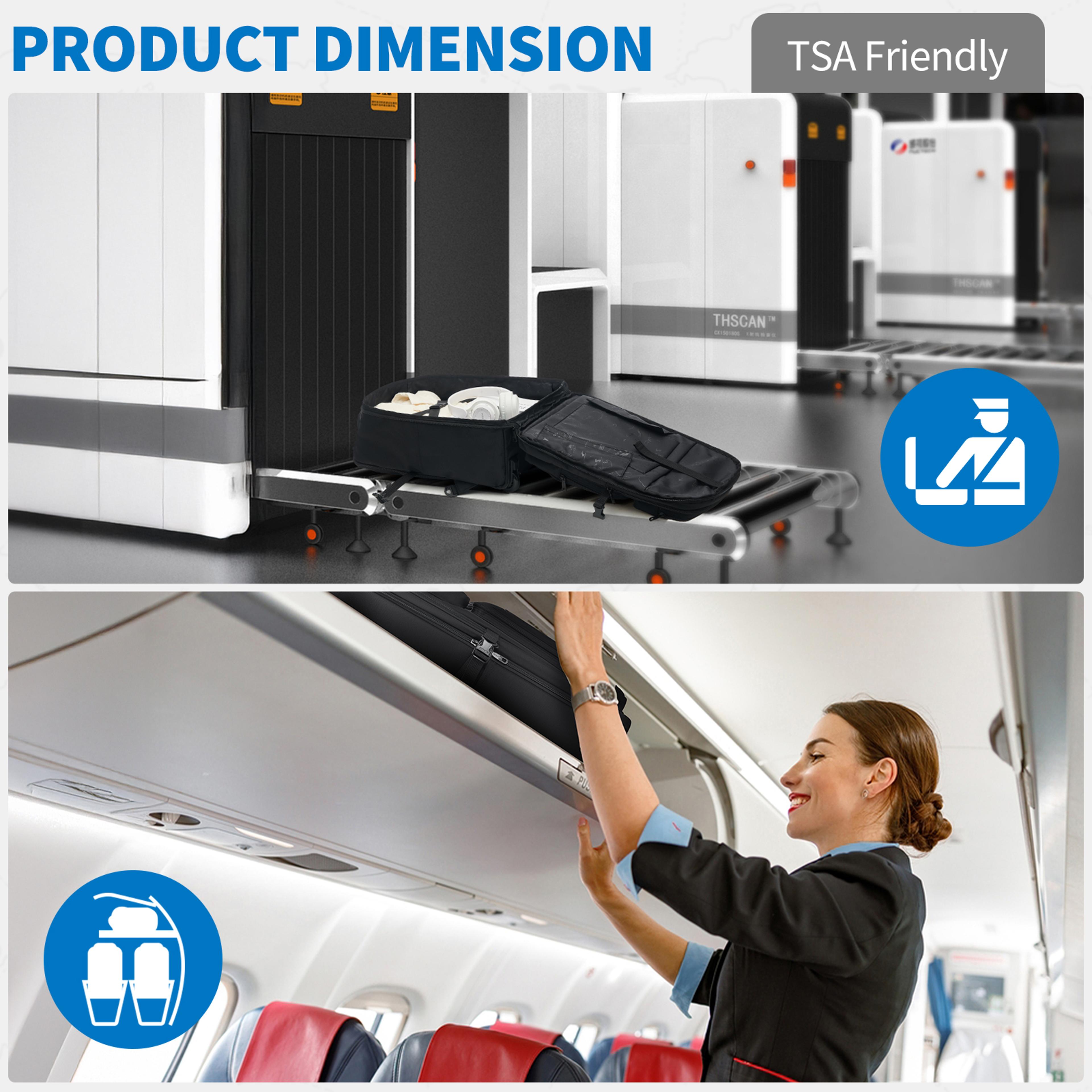 Large Capacity Rolling Travel Backpack With Trolley Handle For Business Trips 4