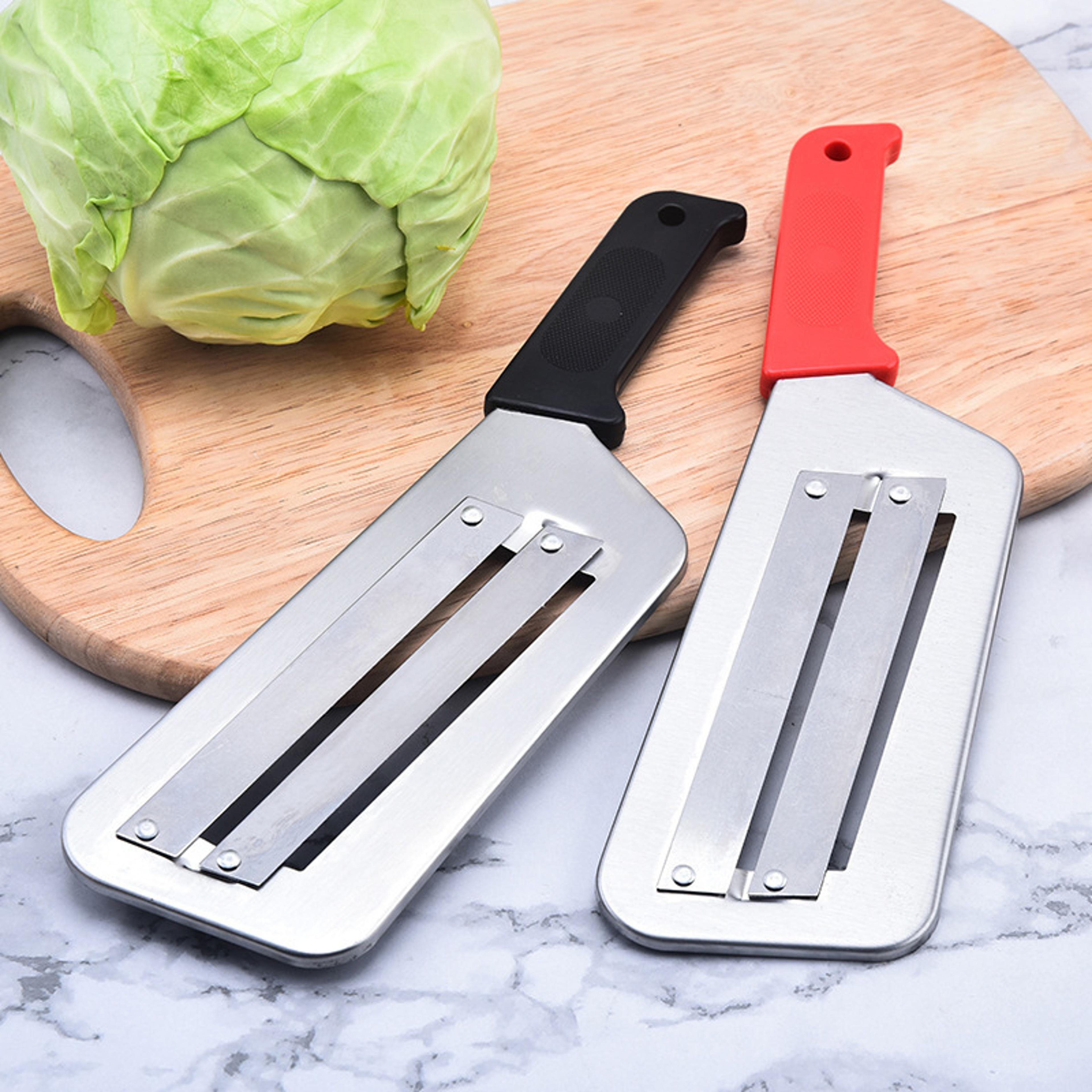Stainless Steel Cabbage Slicer With Handle For Fast Vegetable Prep 0