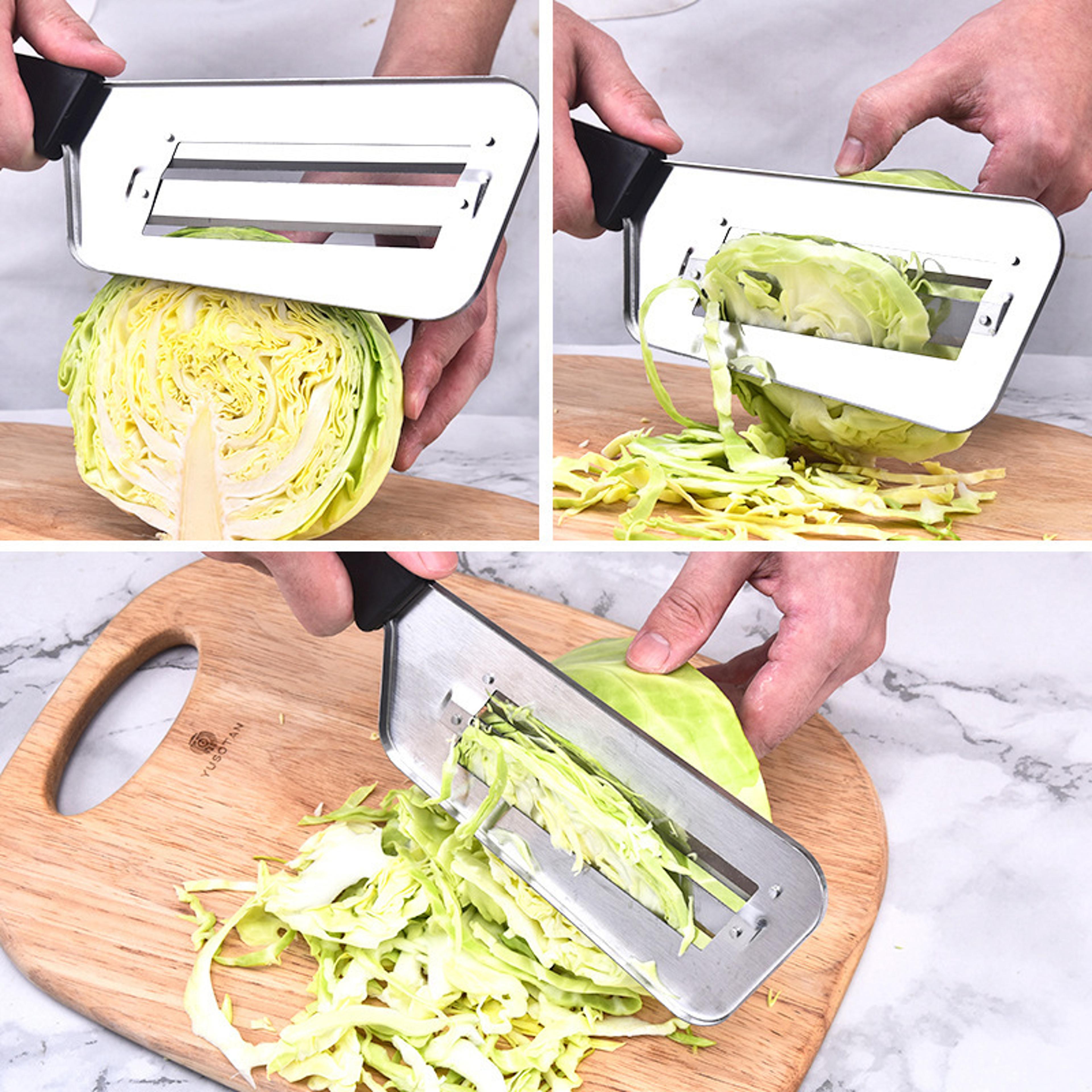 Stainless Steel Cabbage Slicer With Handle For Fast Vegetable Prep 5