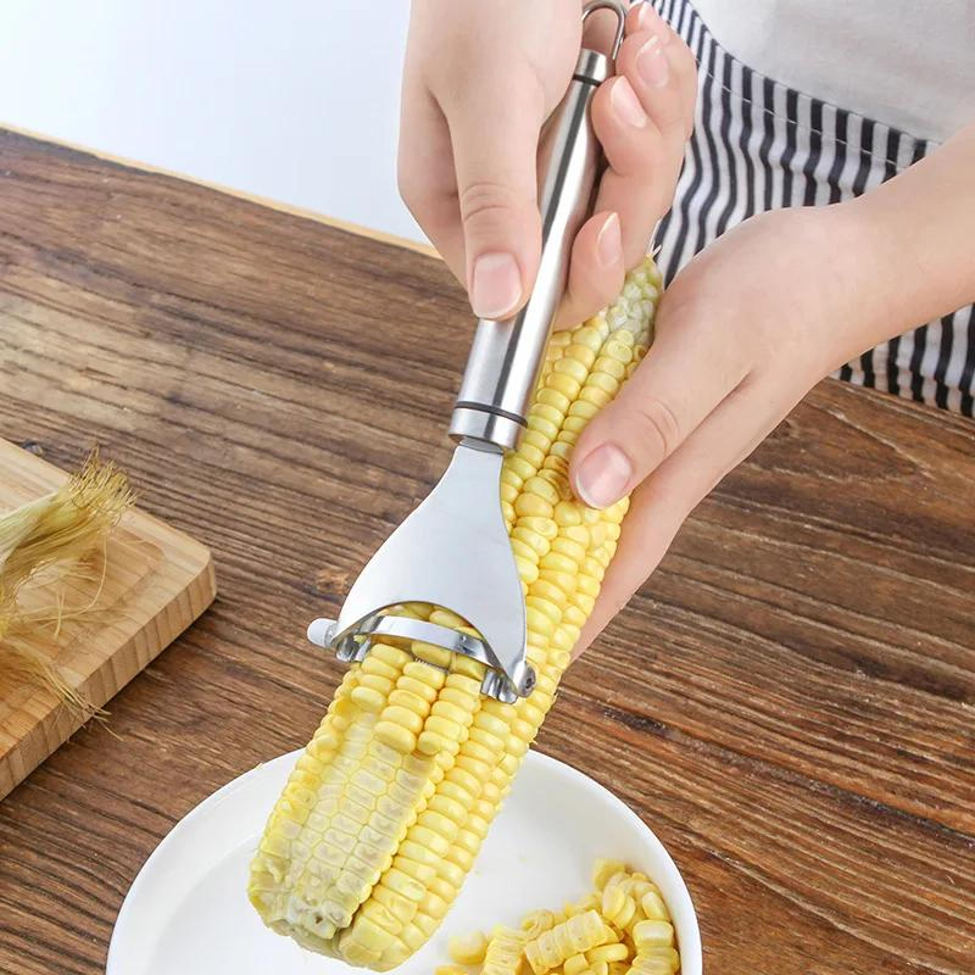 Stainless Steel Corn Stripper And Corn Kernel Remover 1