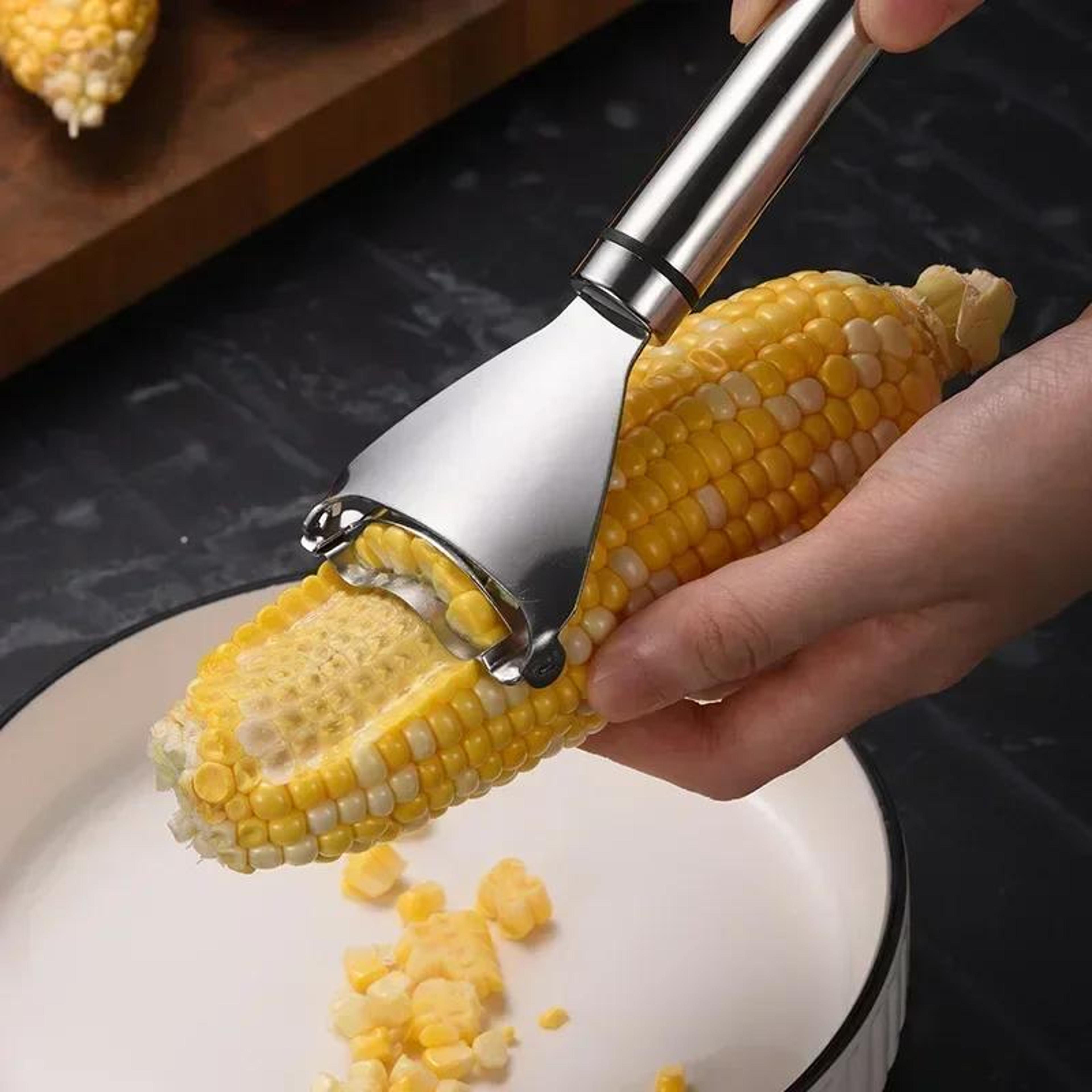 Stainless Steel Corn Stripper And Corn Kernel Remover 2