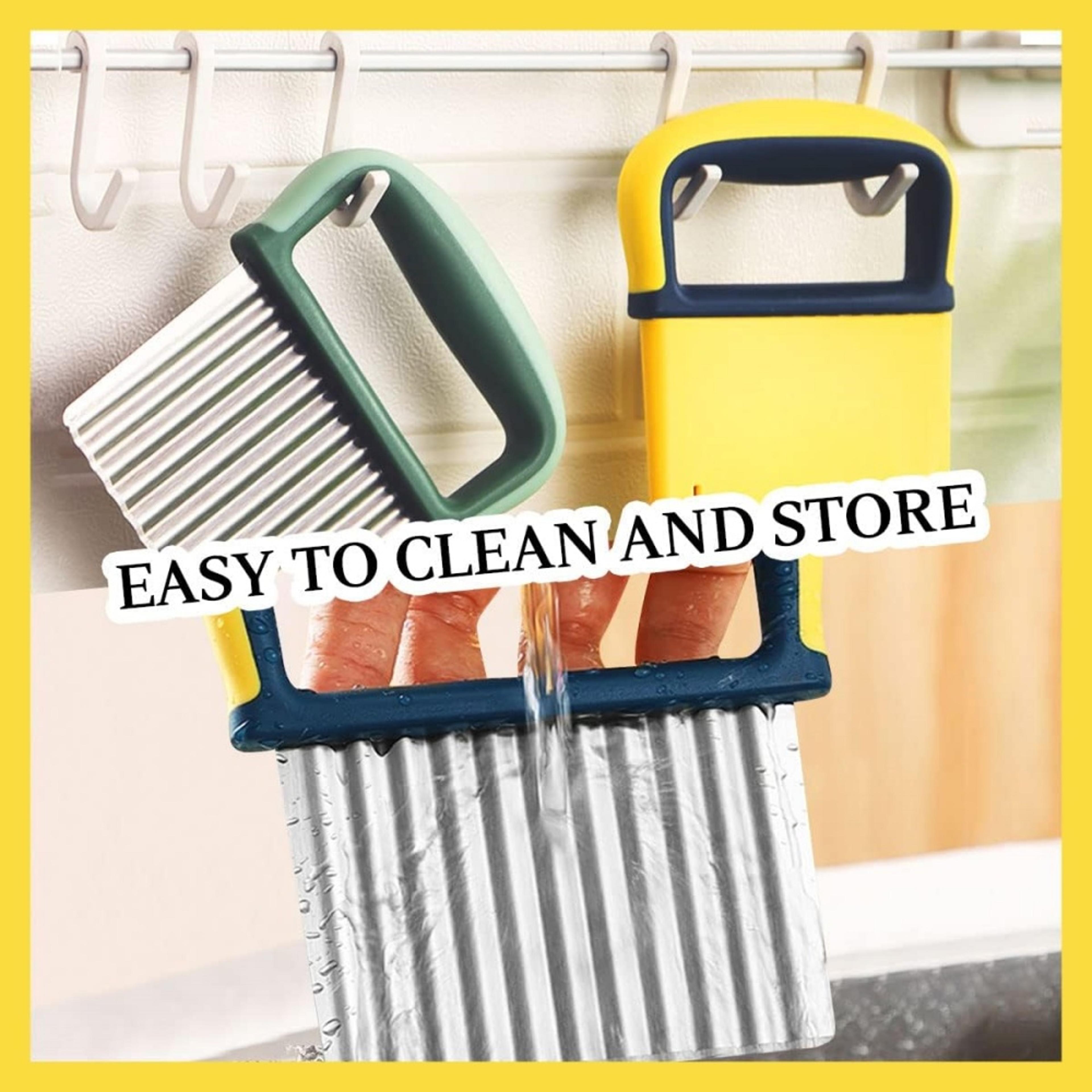 Stainless Steel Crinkle Cutter And Wavy Vegetable Cutter For Fries Salads And Garnishes 3