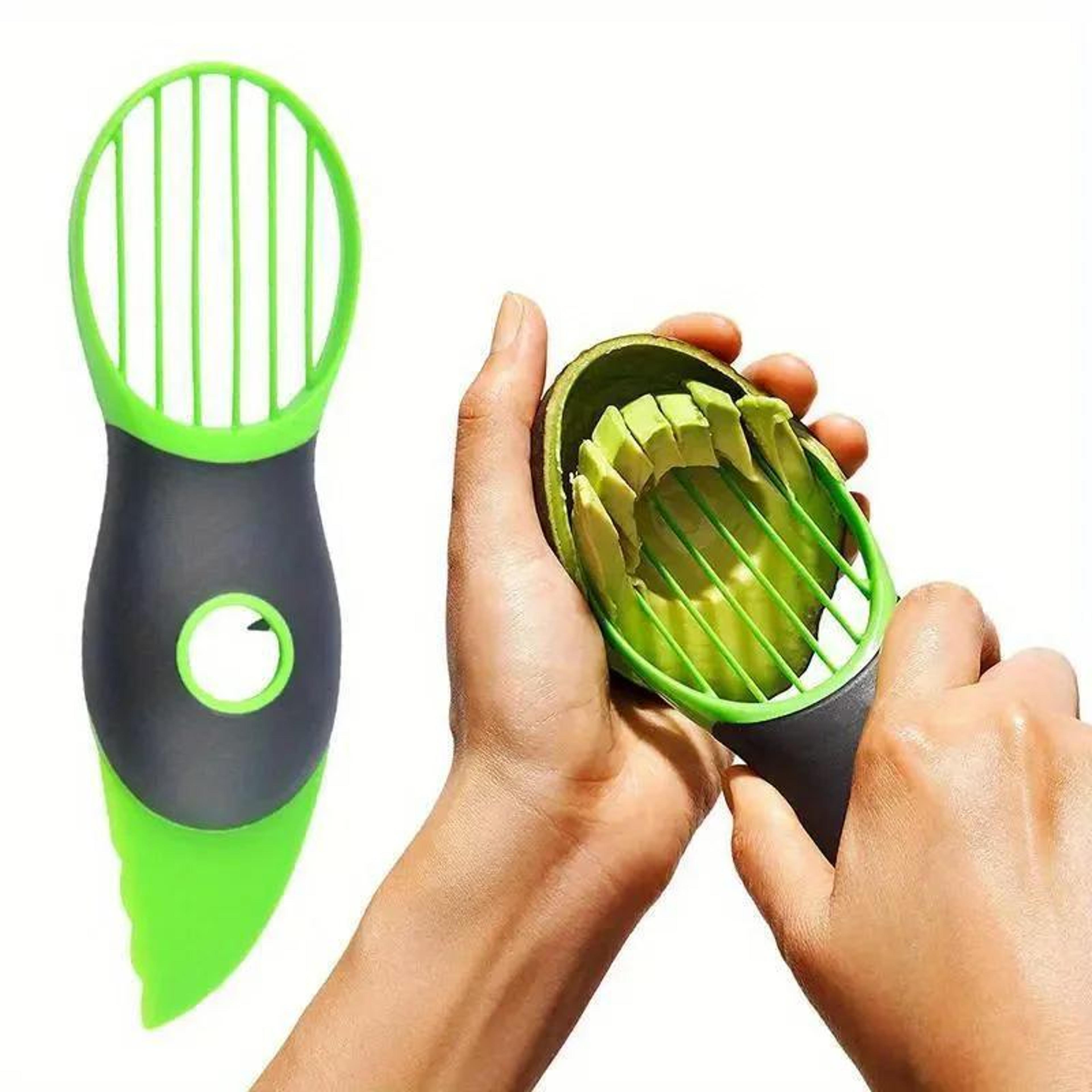 Avocado Slicer Cutter And Pitter With Stainless Steel Blade 2