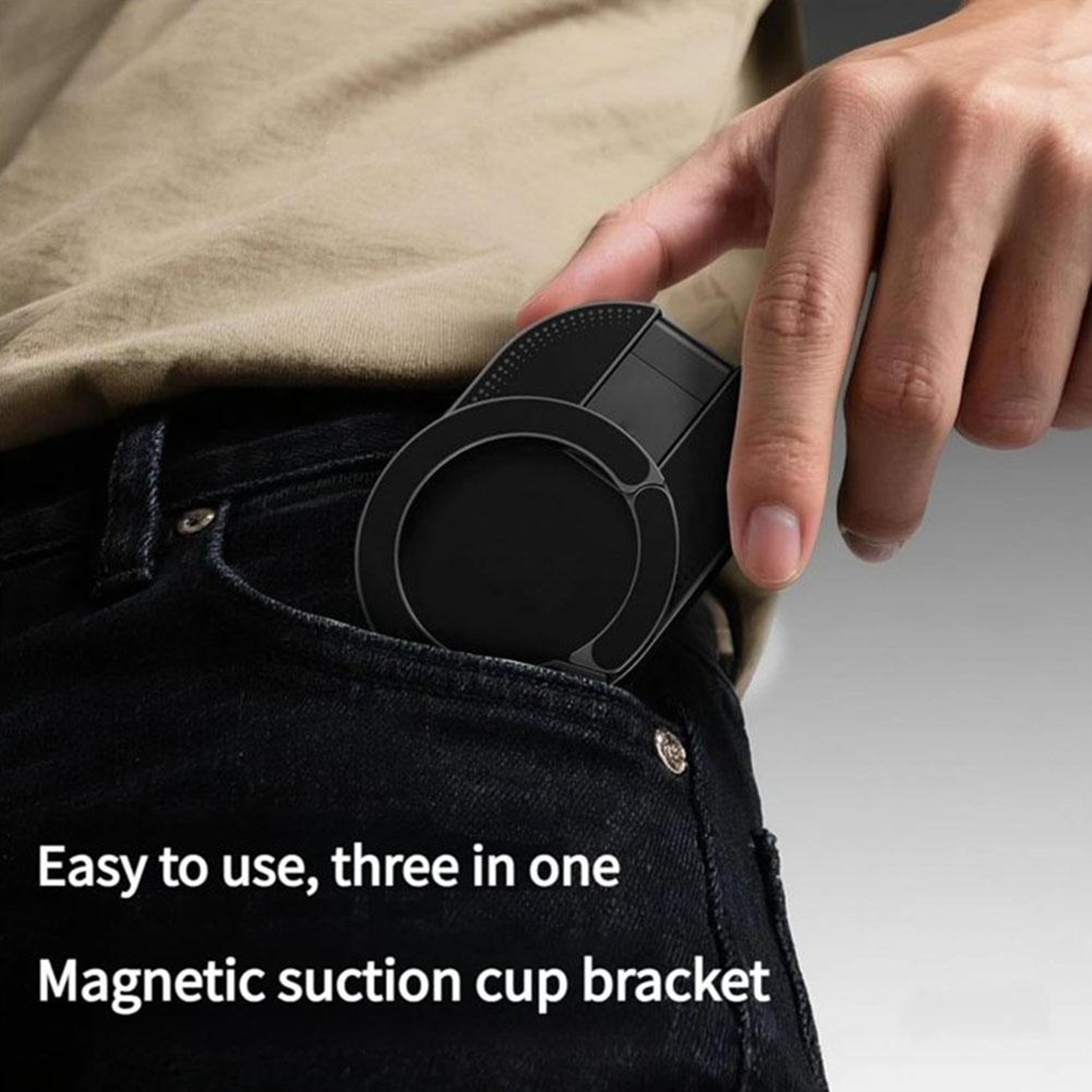 Foldable Magnetic Suction Phone Holder With Rotation 3