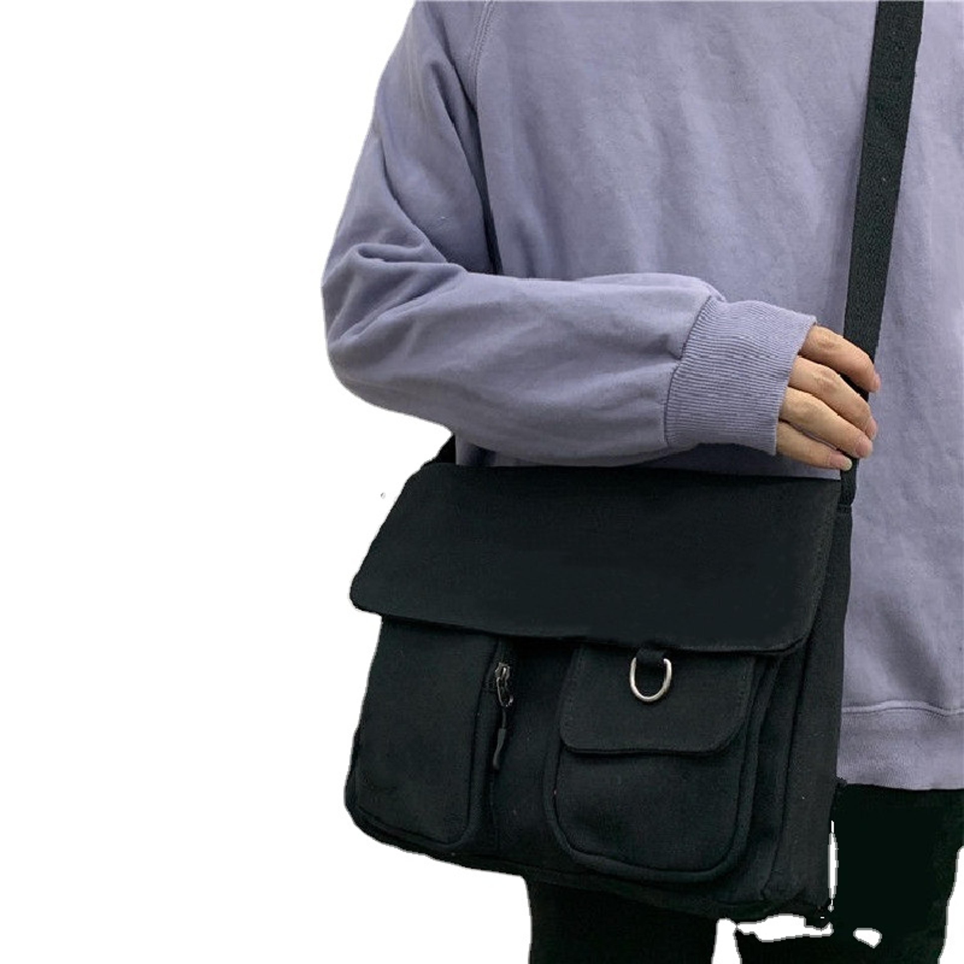 Casual Printed Canvas Messenger Bag For Women 3