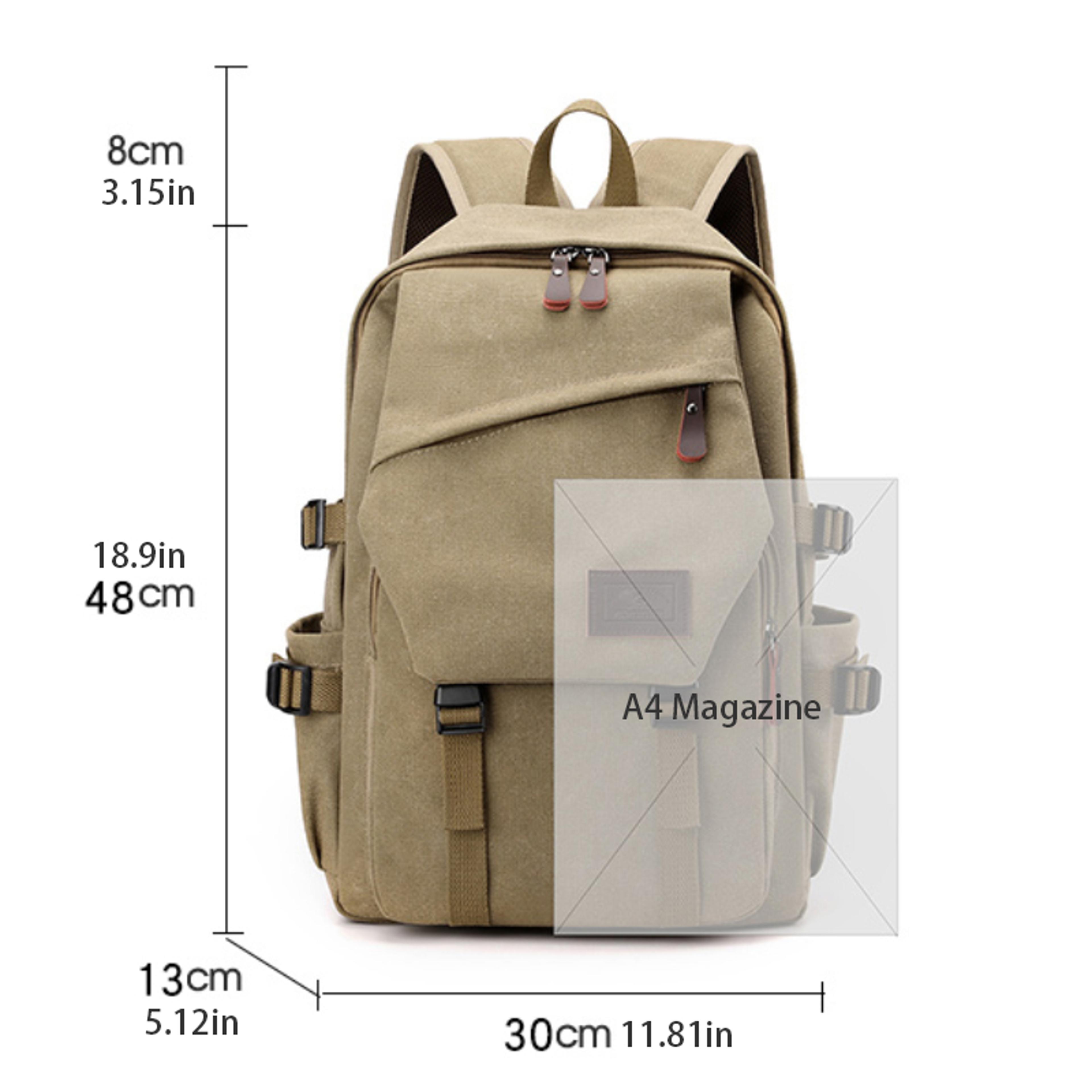 Men Large Capacity Travel Backpack Multi Compartment Carry On Bag 8