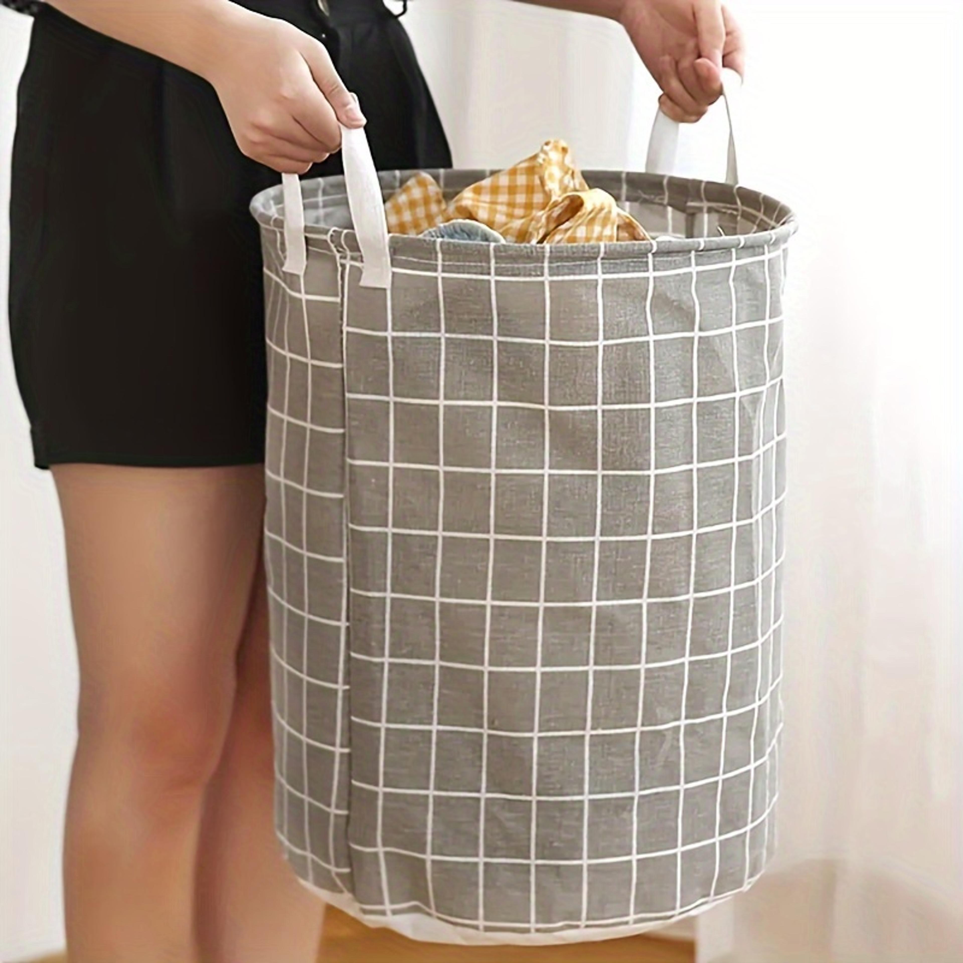 Foldable Laundry Basket Waterproof Clothes Hamper And Toy Storage Basket 0