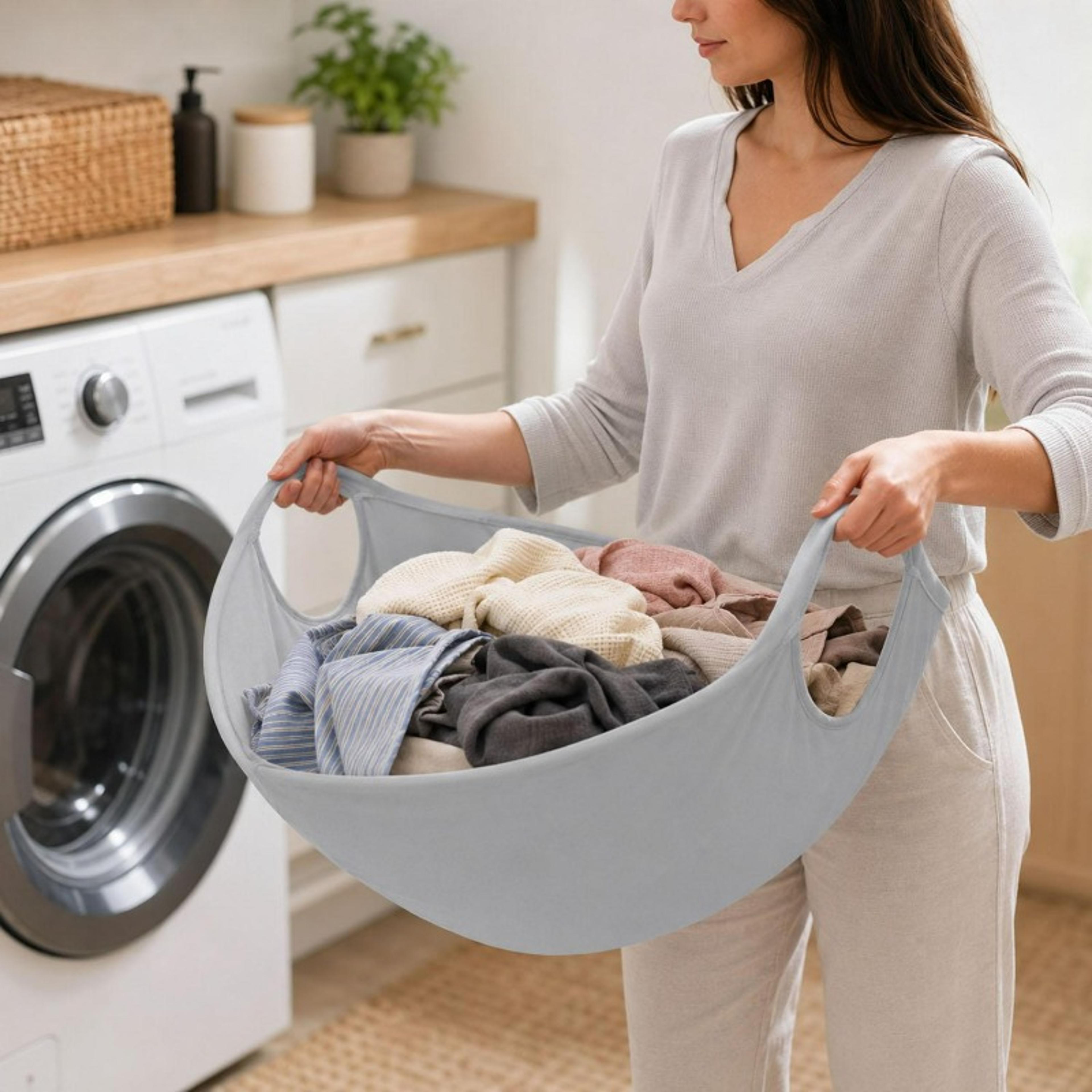 Space Saving Pop Up Laundry Basket Foldable Portable Clothes Hamper 4