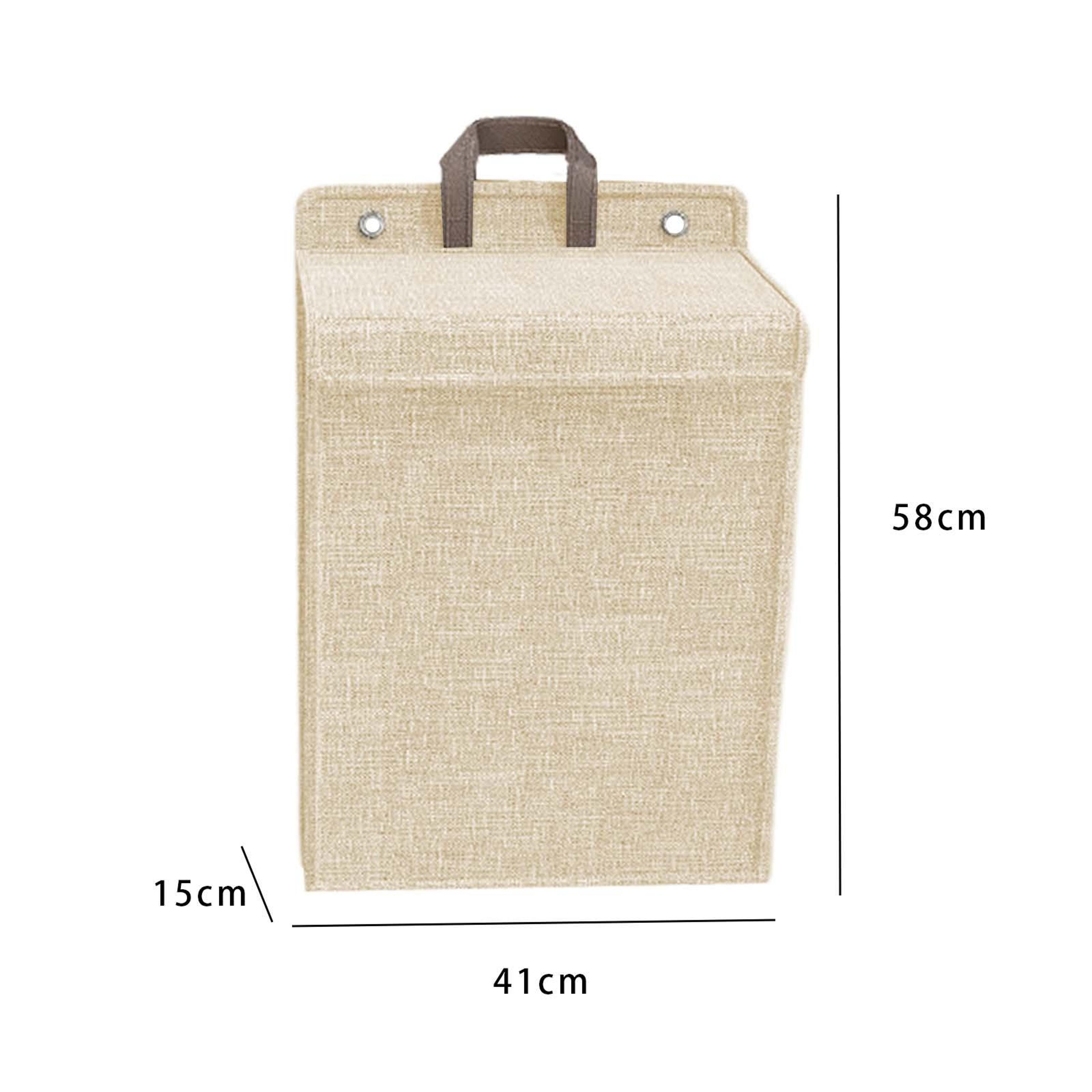 Space Saving Hanging Laundry Basket Dirty Clothes Organizer For Bedroom Nursery 5