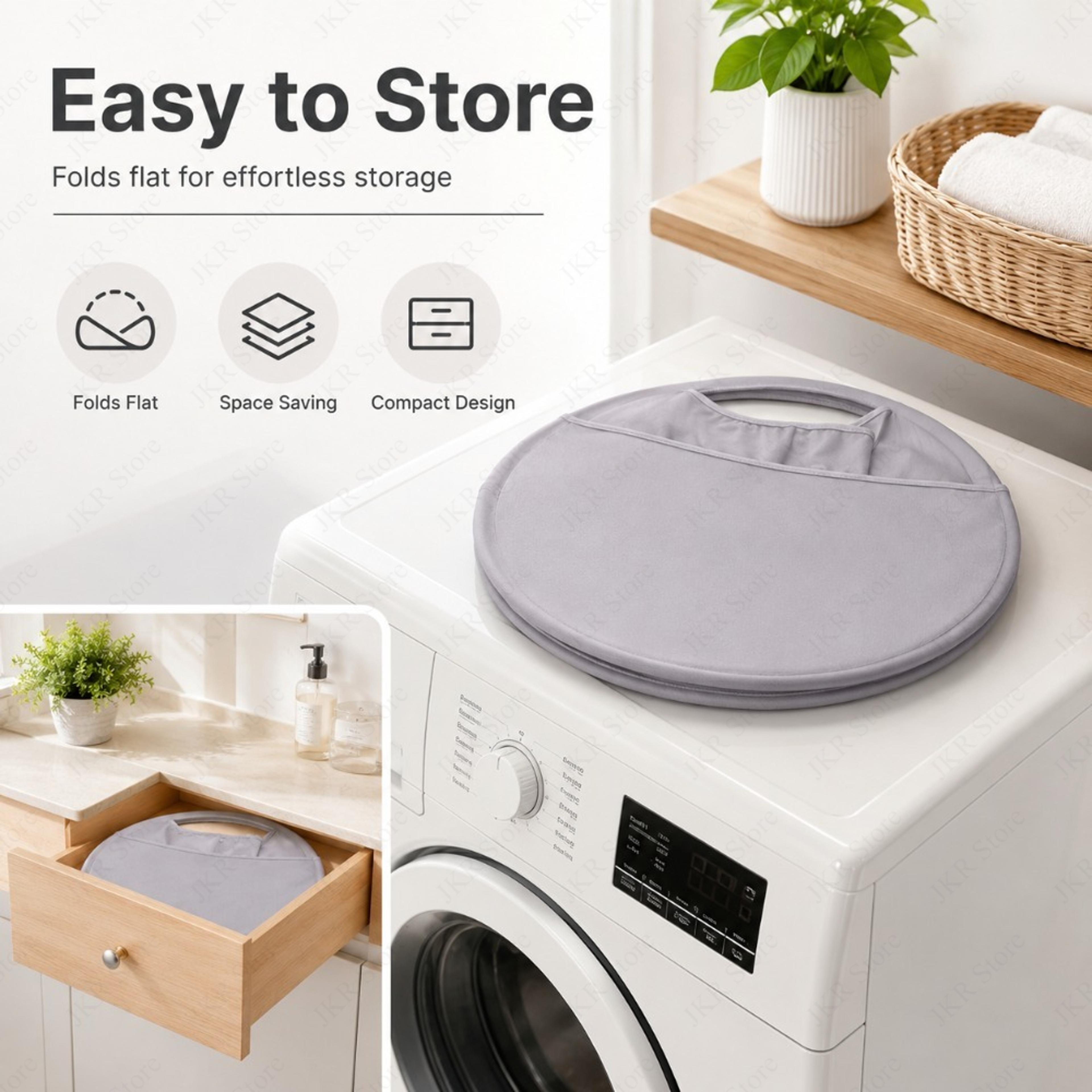 Portable Pop Up Laundry Hamper Foldable Lightweight Clothes Basket For Home And Travel 4