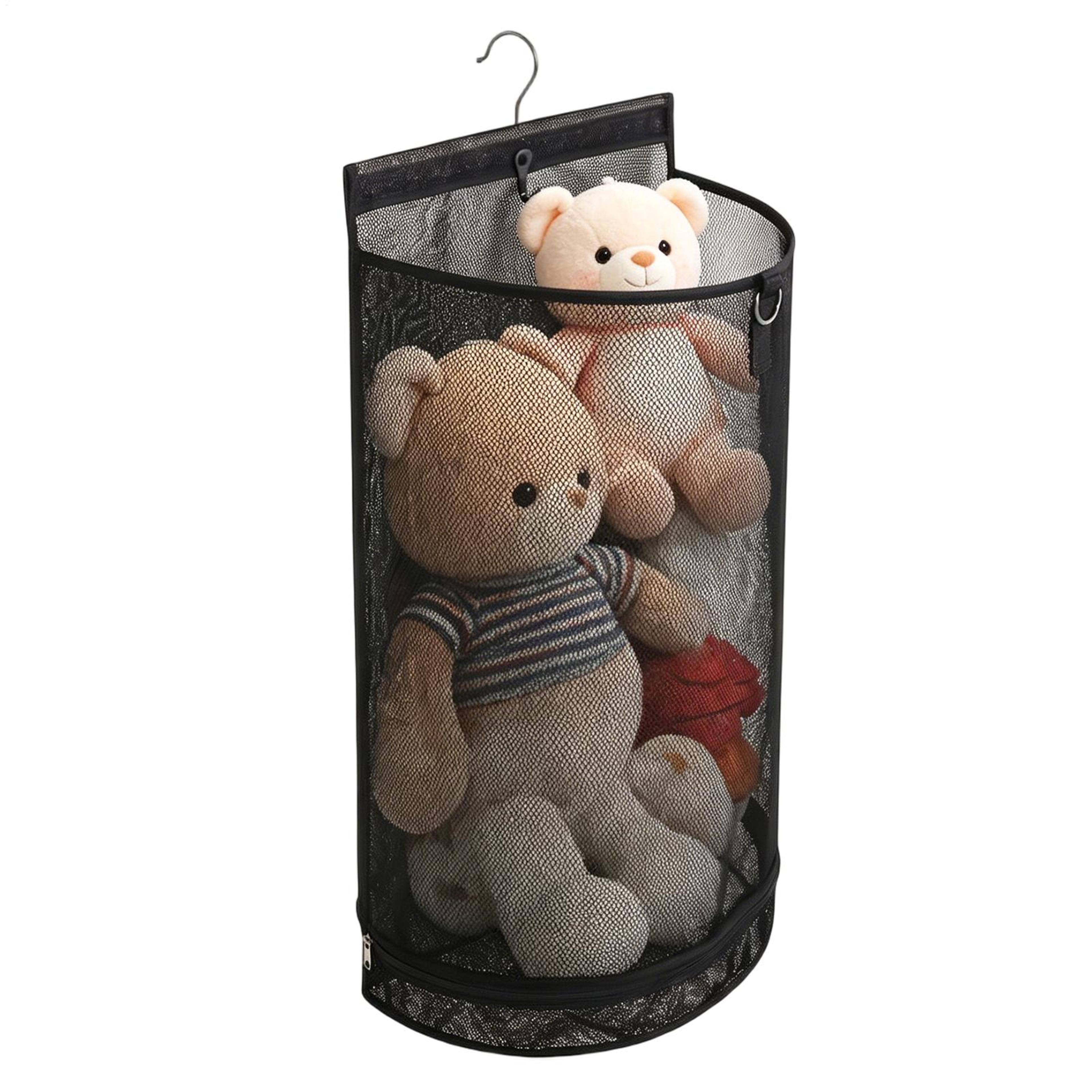 Foldable Hanging Mesh Laundry Basket Space Saving Breathable Laundry Organizer 4