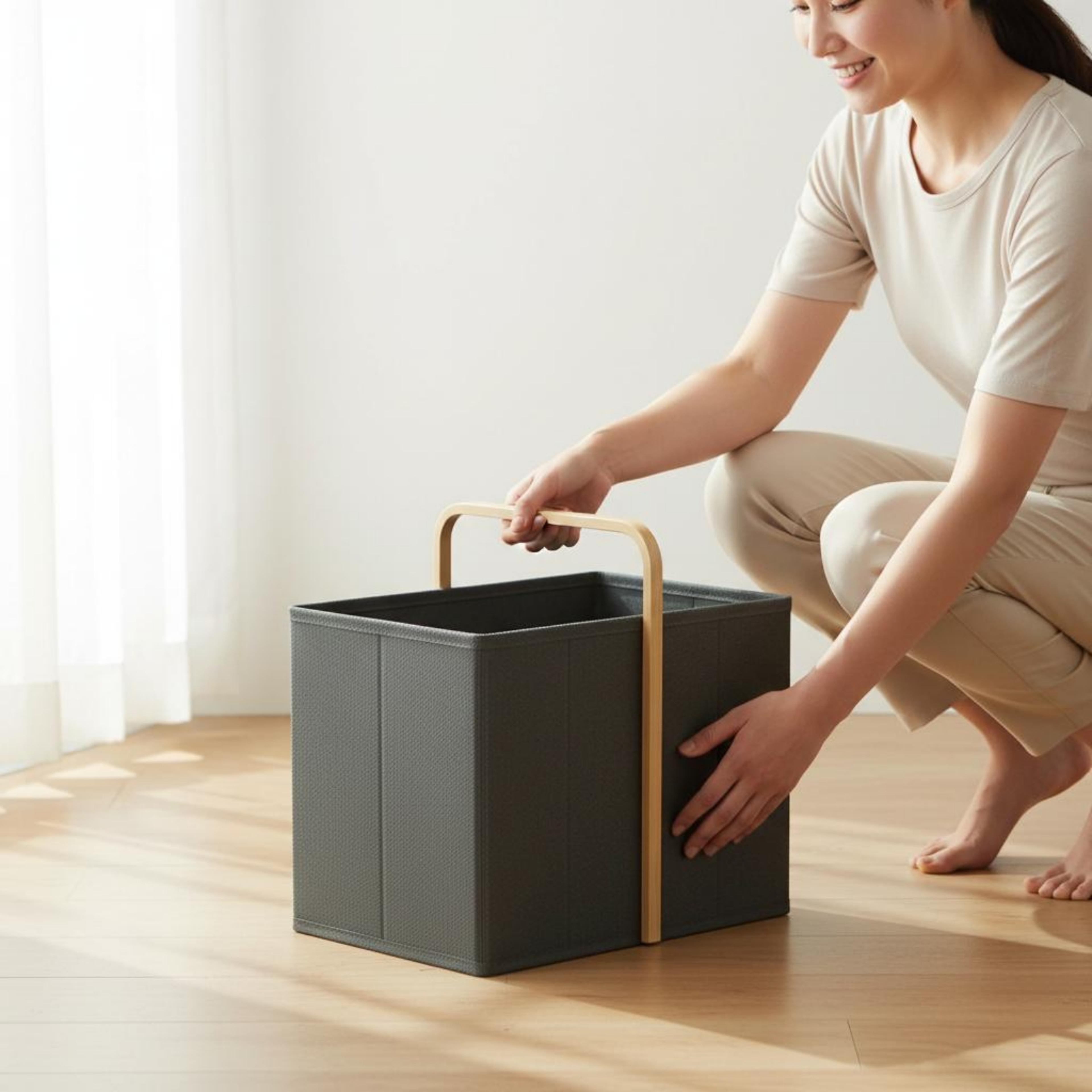 Large Capacity Foldable Laundry Hamper Collapsible Portable Clothes Basket 3