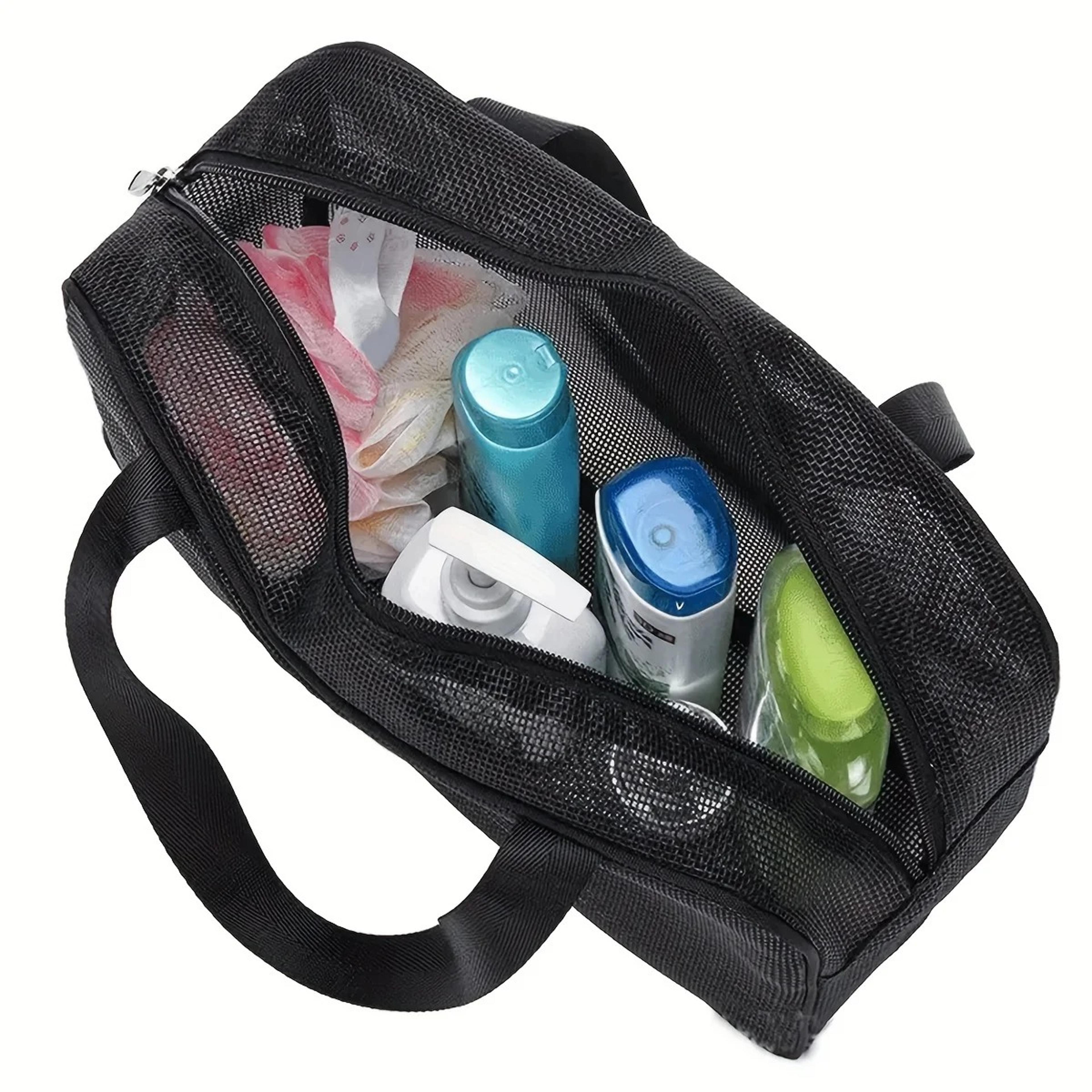 Large Mesh Shower Caddy Tote Portable Toiletry Organizer 3