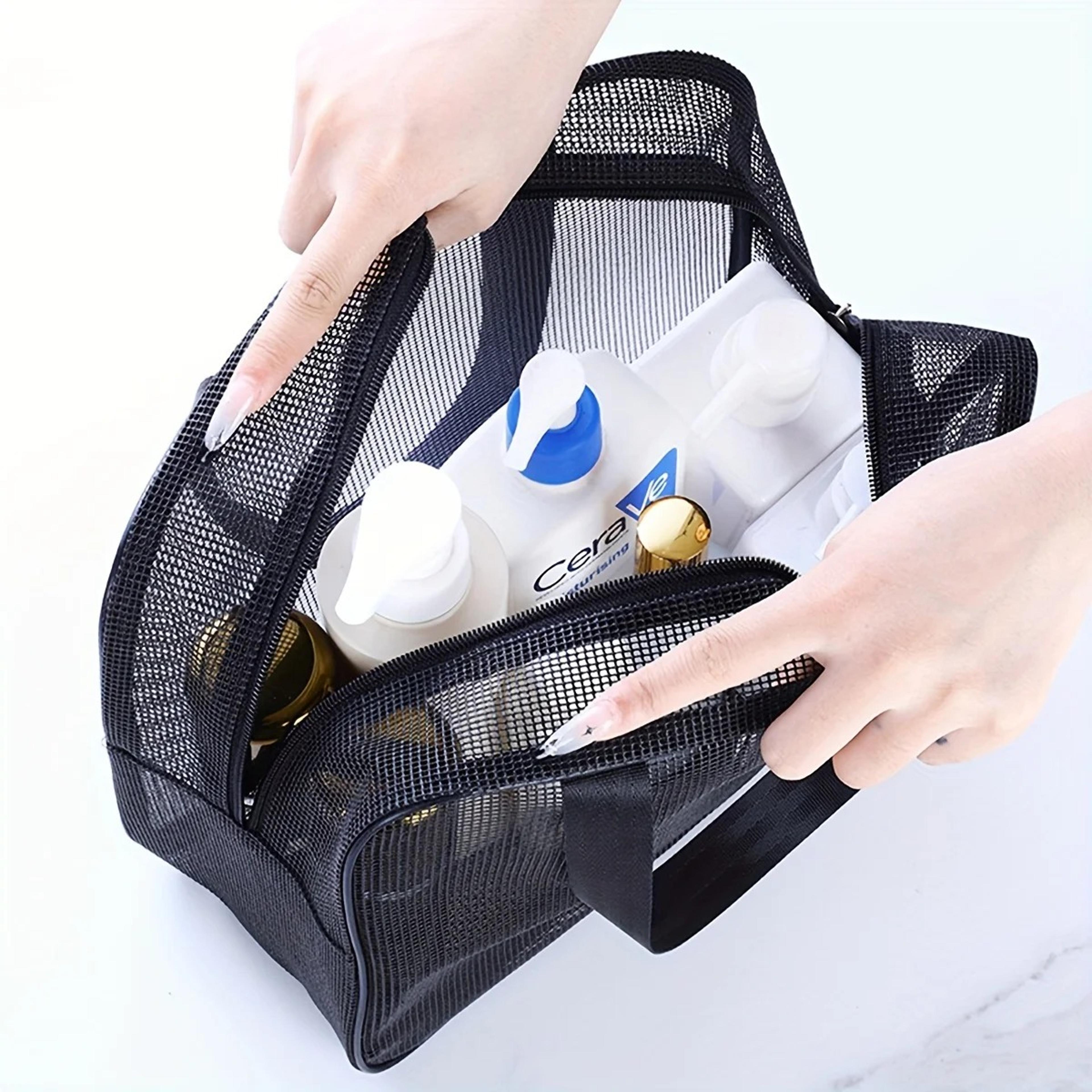 Large Mesh Shower Caddy Tote Portable Toiletry Organizer 4