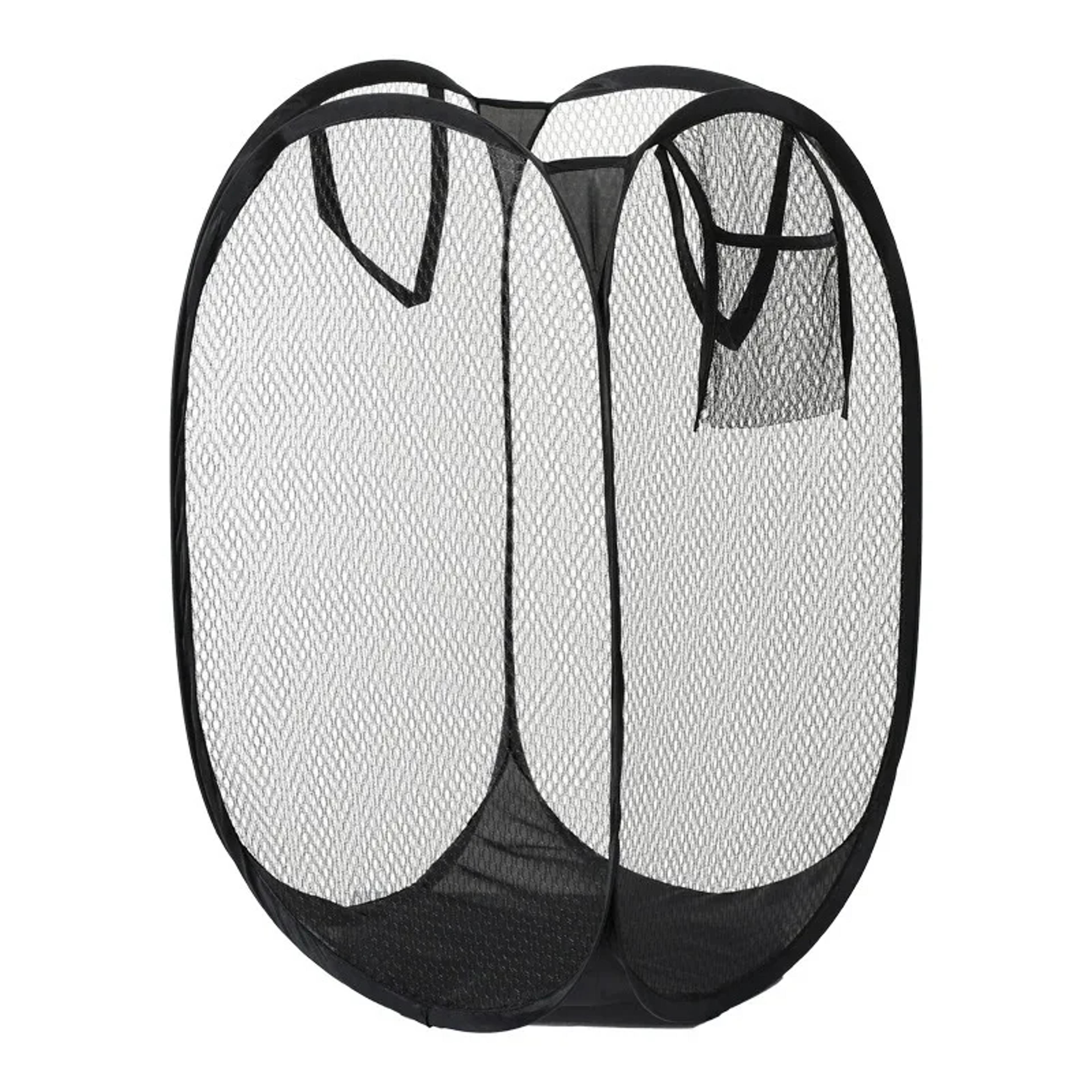Space Saving Collapsible Laundry Basket Pop Up Mesh Hamper For Home And Travel 1