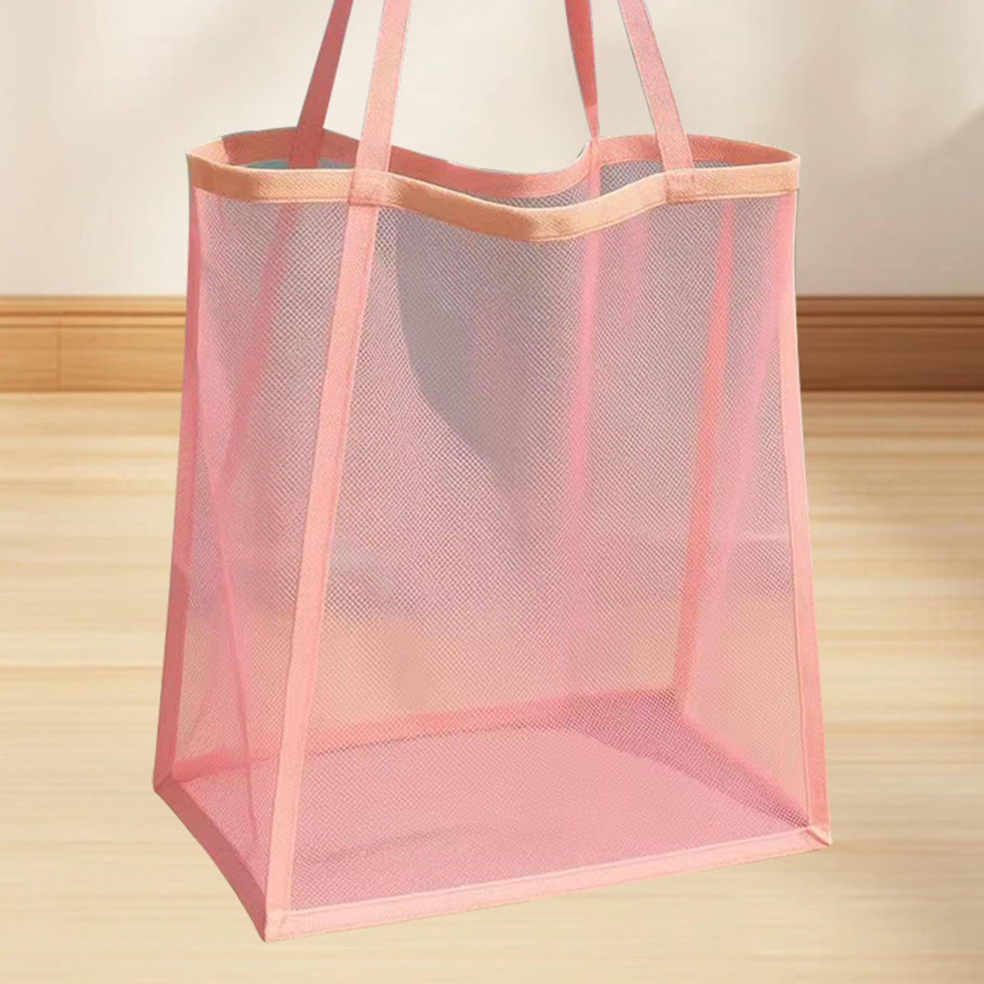 Kids Beach Bag Reusable Beach Toy Storage And Swimming Tote 4