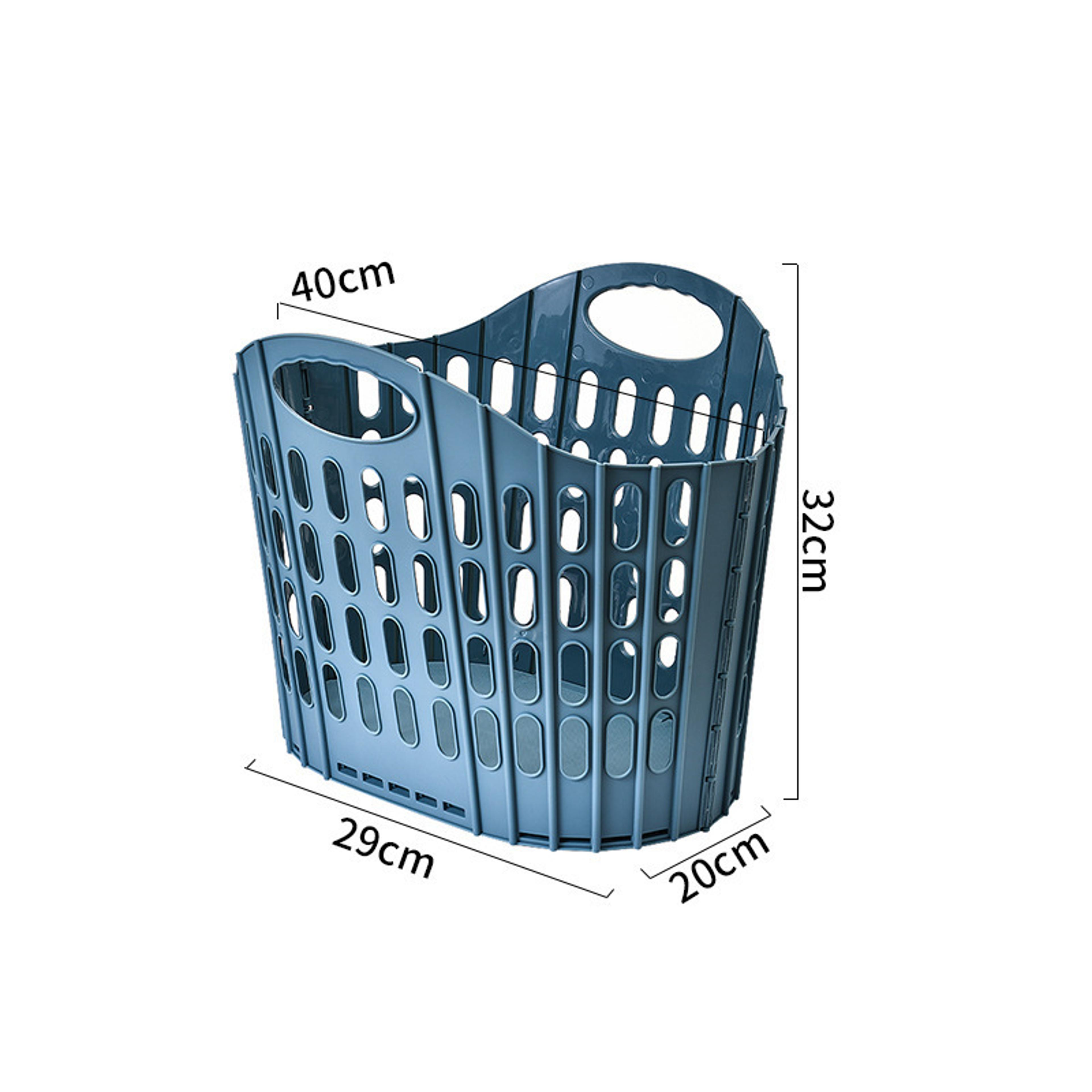 Wall Mounted Laundry Hamper Foldable Space Saving Clothes Basket 2