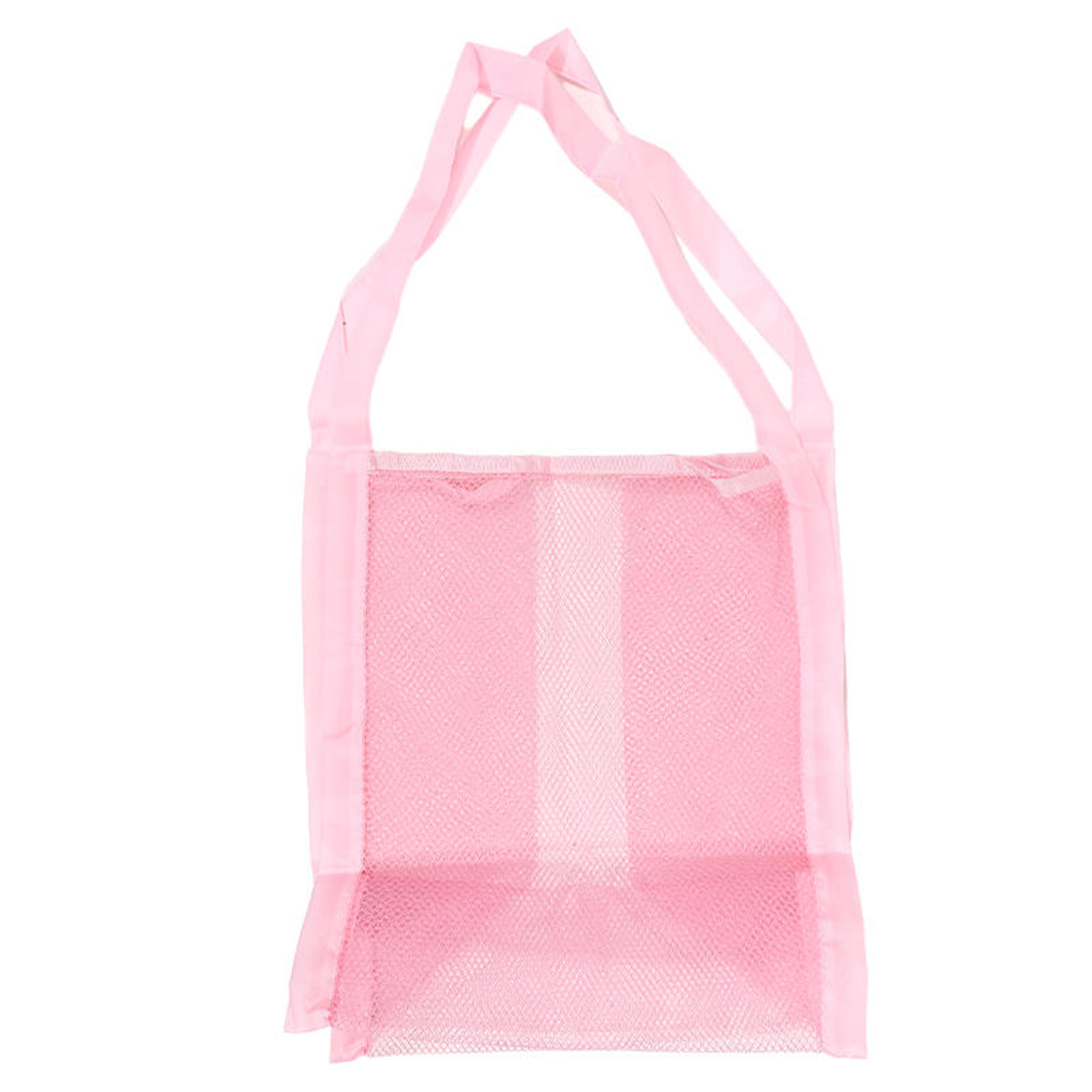 Large Mesh Beach Bag Sand Away Foldable Toy Storage Tote 3