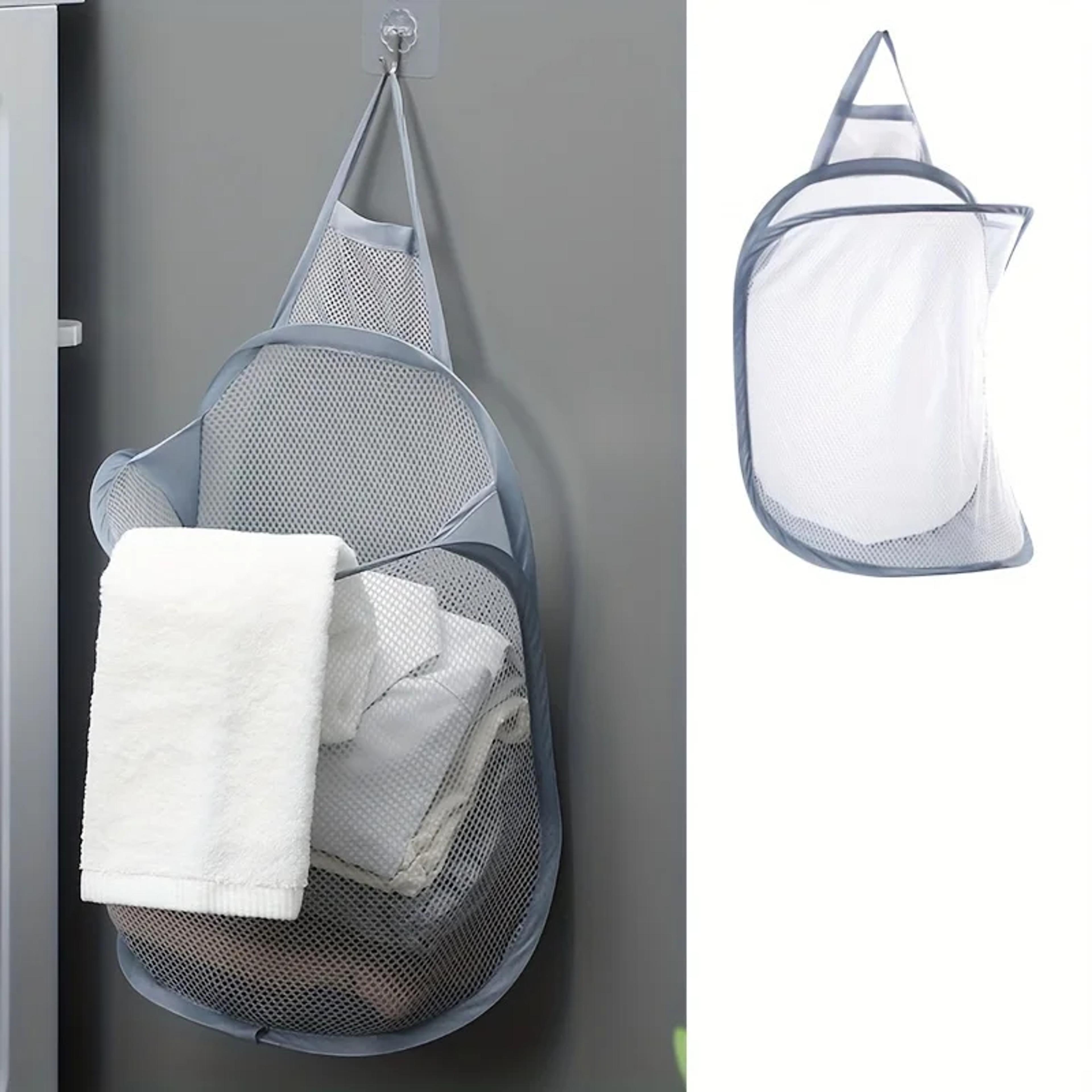 Saving Wall Mounted Foldable Laundry Hamper 2