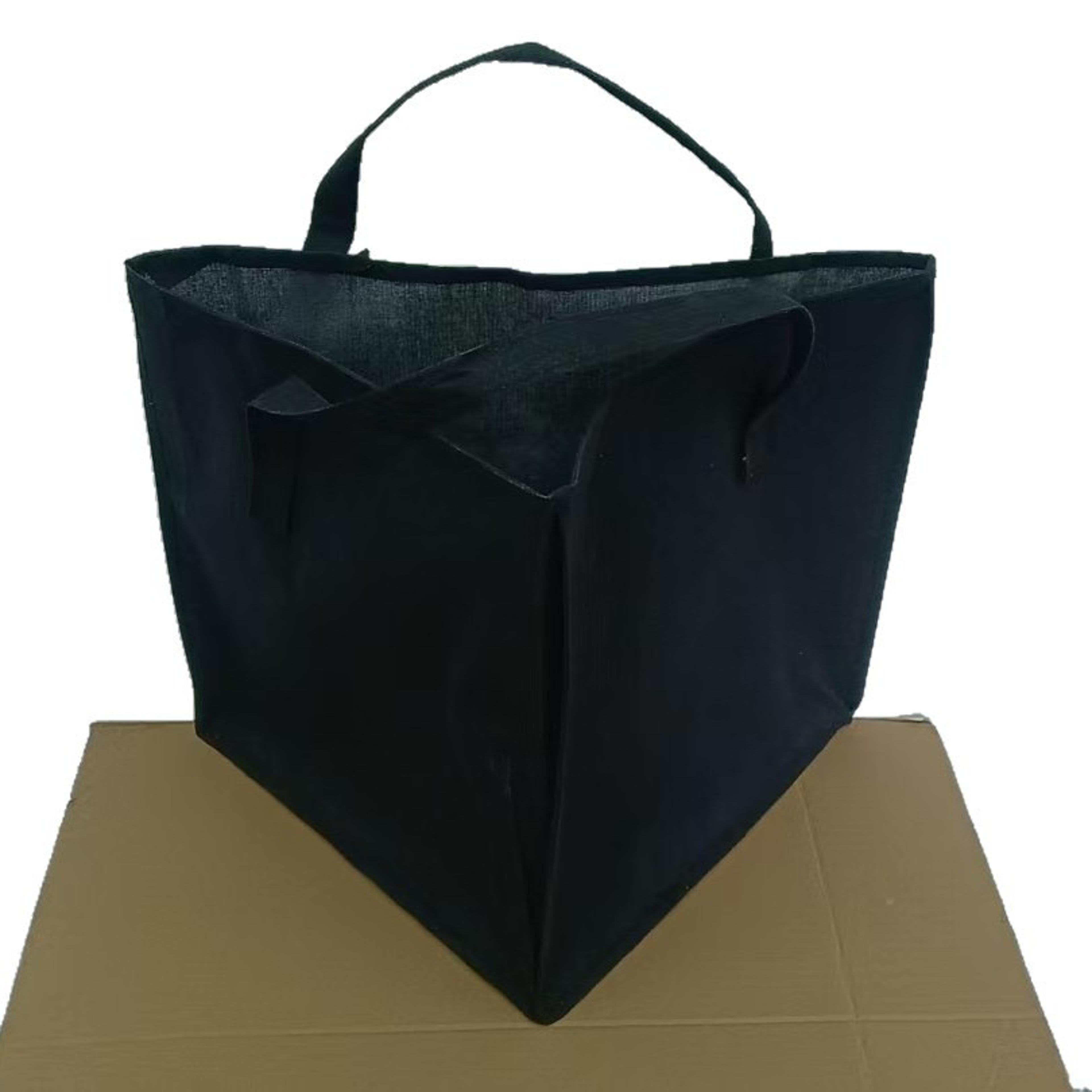 Triangular Clothes Hanger Organizer Waterproof Space Saving Storage Bag With Handle 4