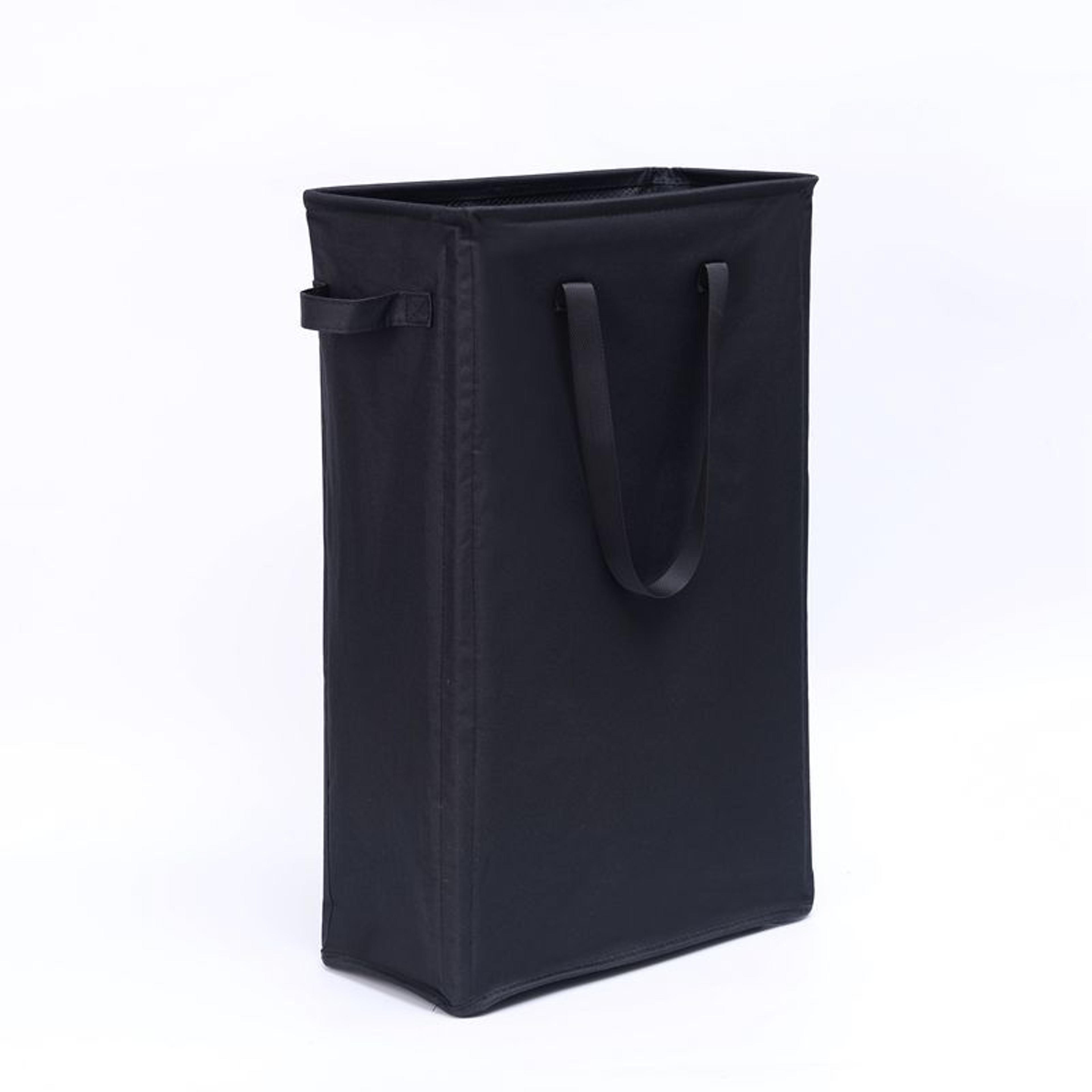 Slim Laundry Hamper Collapsible Narrow Basket With Handles 3