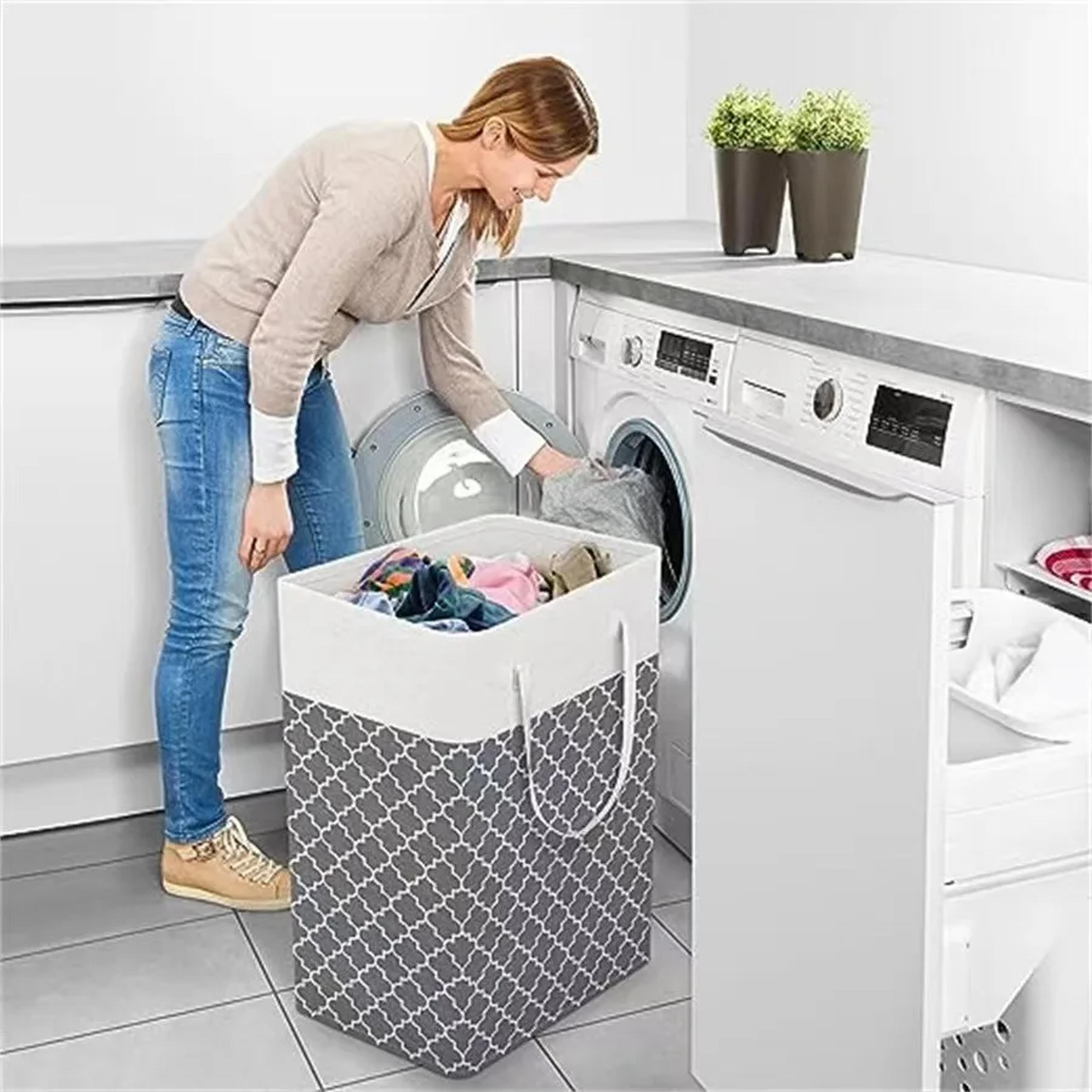 Waterproof Laundry Hamper Large Foldable Clothes Storage Basket 5