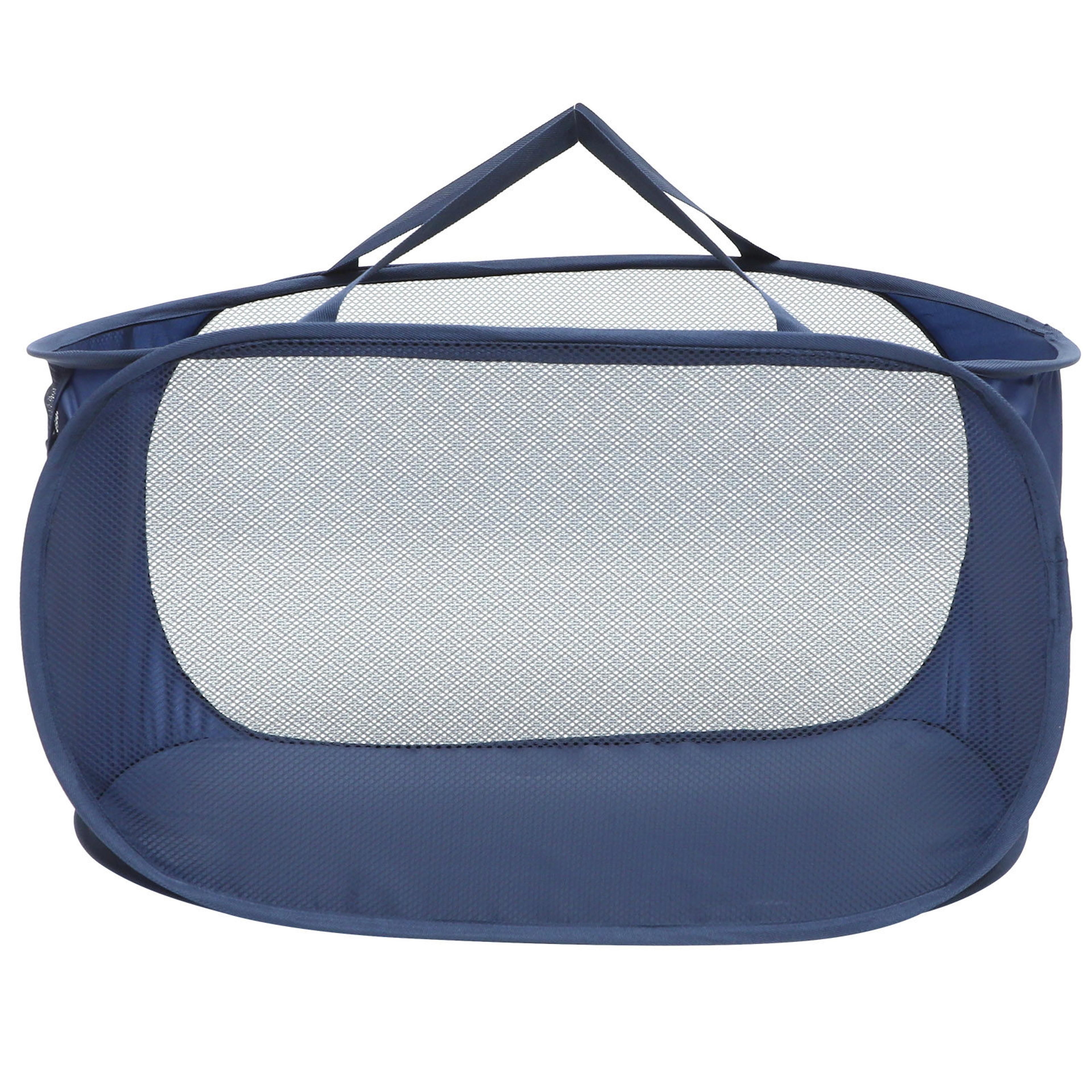 Foldable Laundry Basket Collapsible Portable Storage Tote 0