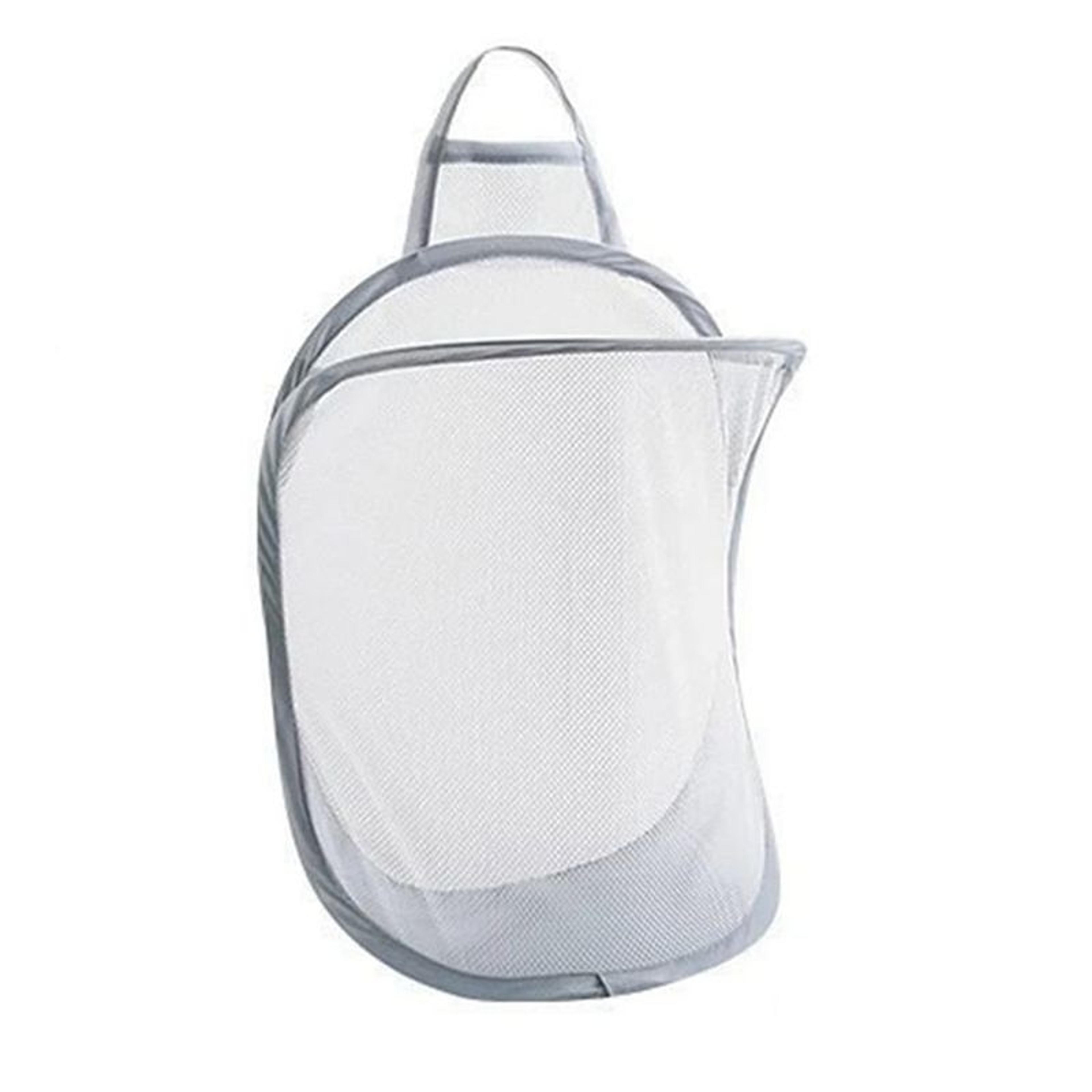 Wall Mounted Laundry Hamper Collapsible Mesh Laundry Basket For Dorm Bathroom And Small Spaces 0