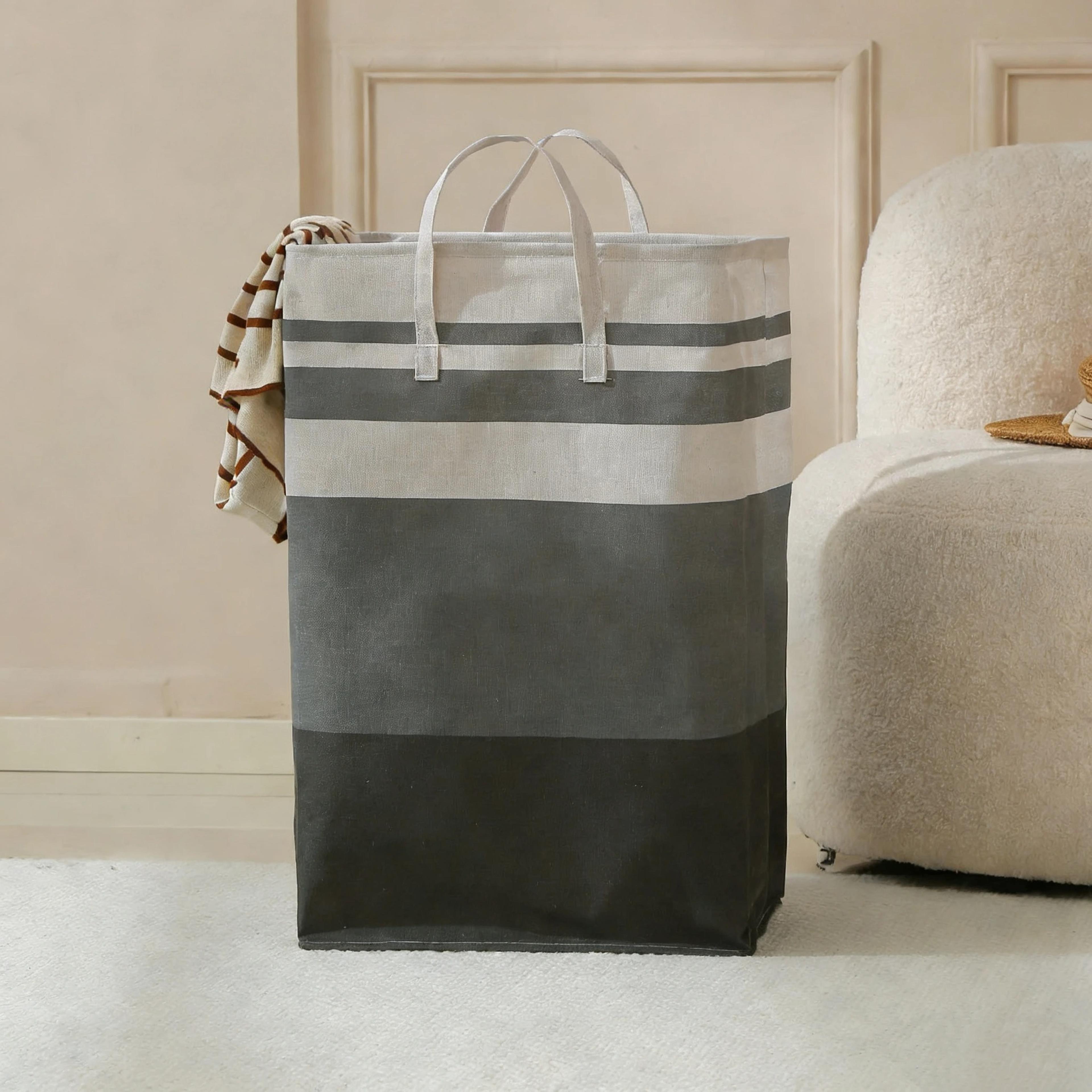 Large Foldable Laundry Basket With Handle For Clothes And Toy Storage 5