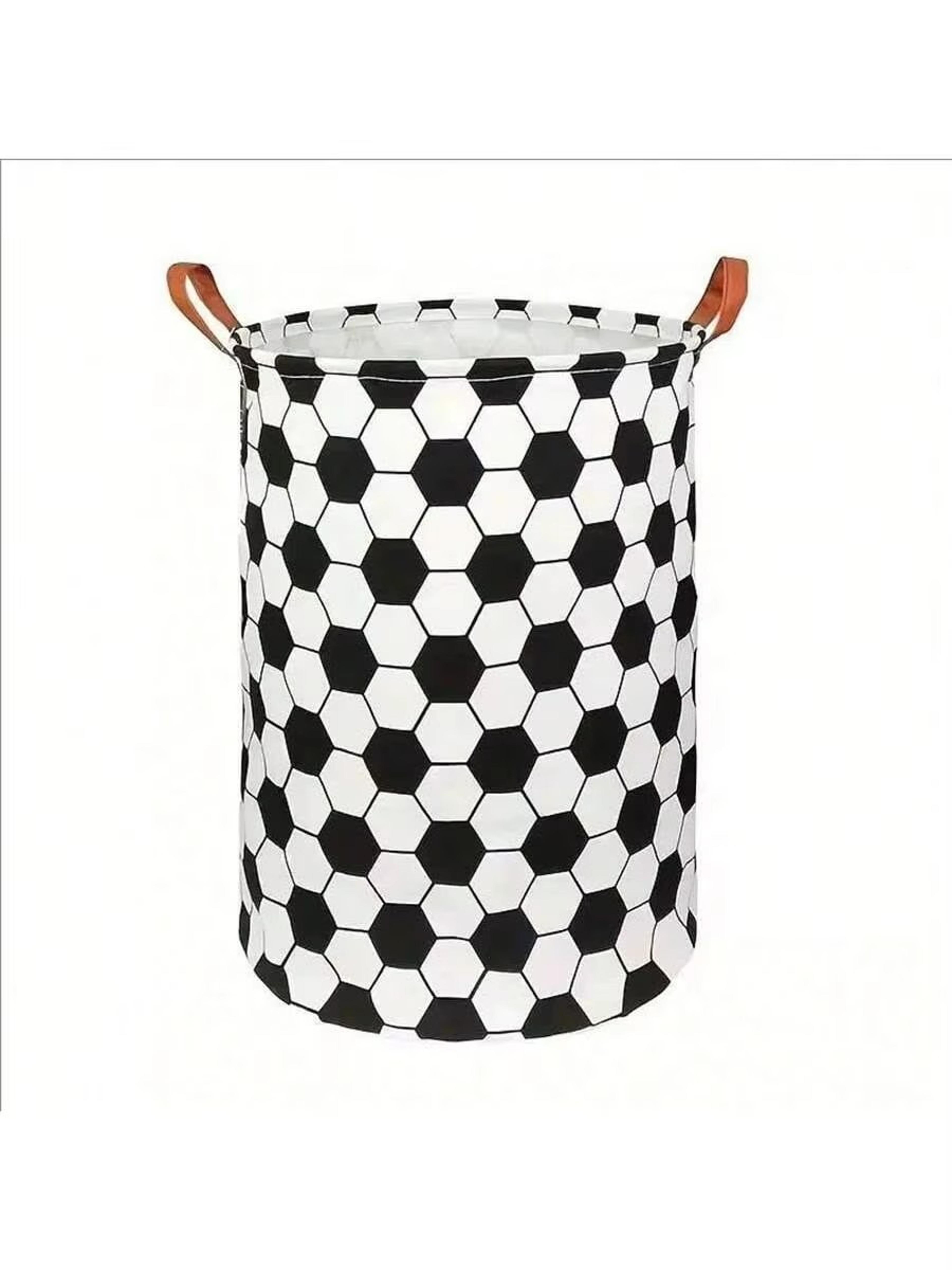 Collapsible Laundry Hamper Waterproof Fabric Storage Basket With Handles 0