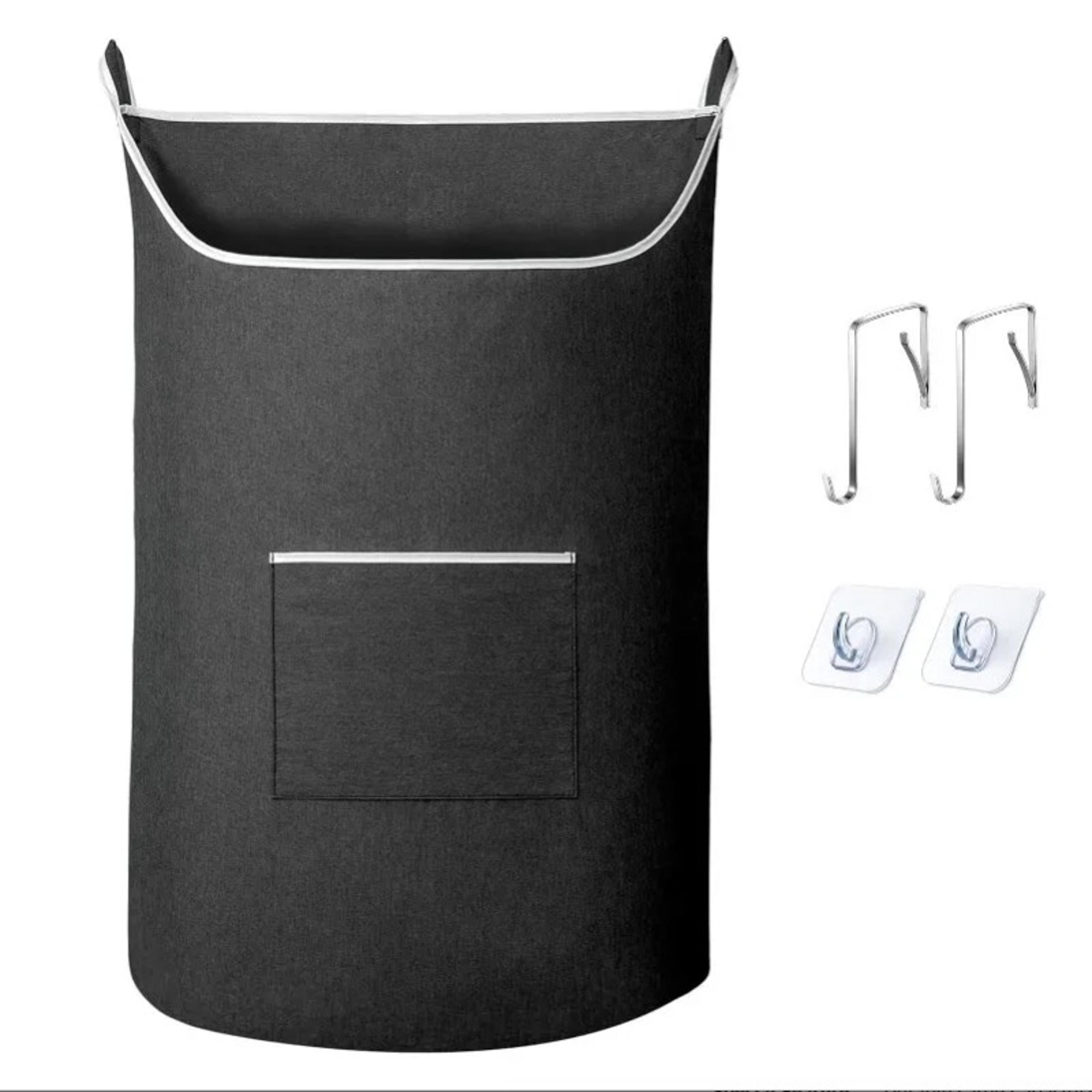 Space Saving Over The Door Hanging Laundry Hamper Bag 5