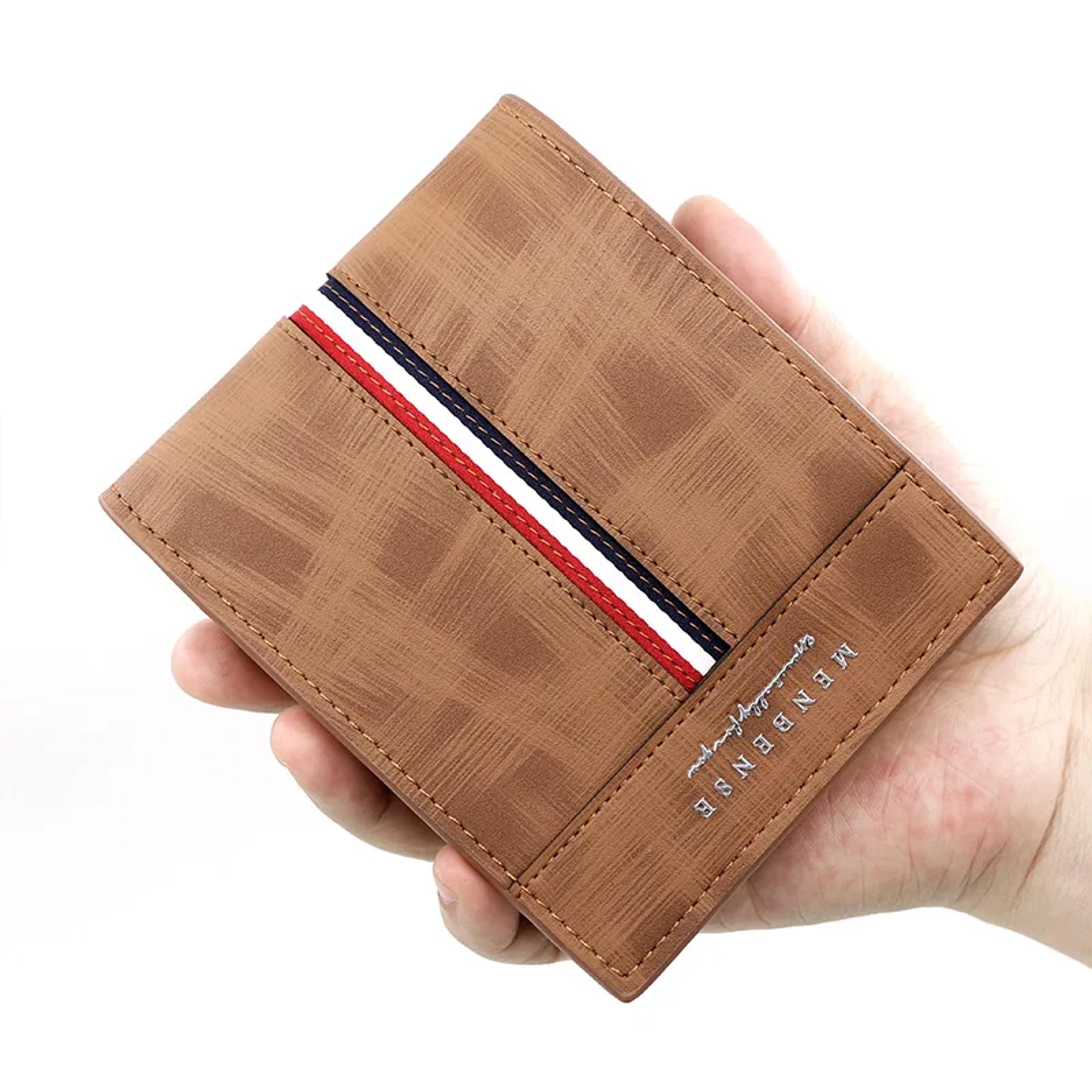 Wallet PU Leather Card Holder With Coin Pocket 6
