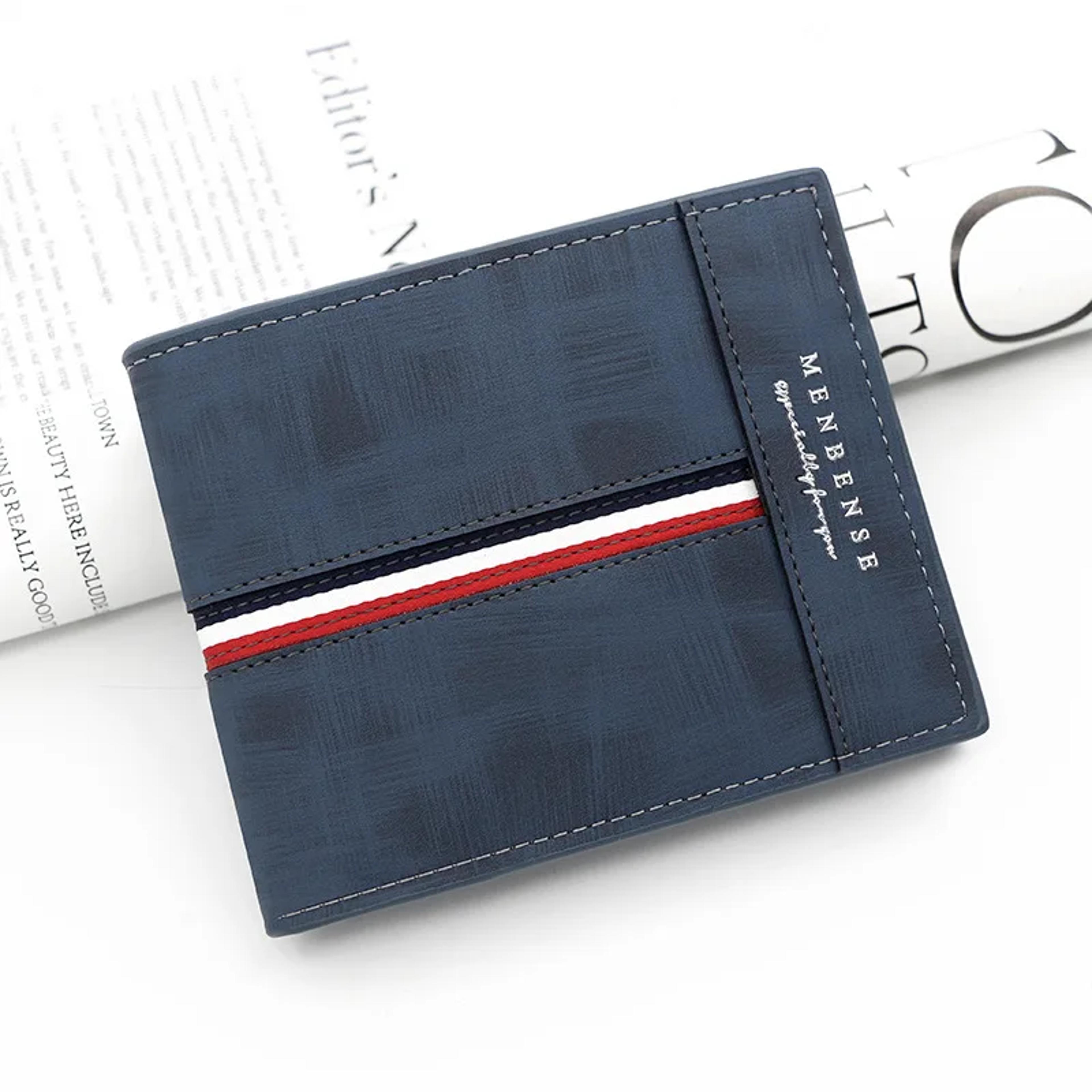 Wallet PU Leather Card Holder With Coin Pocket 3