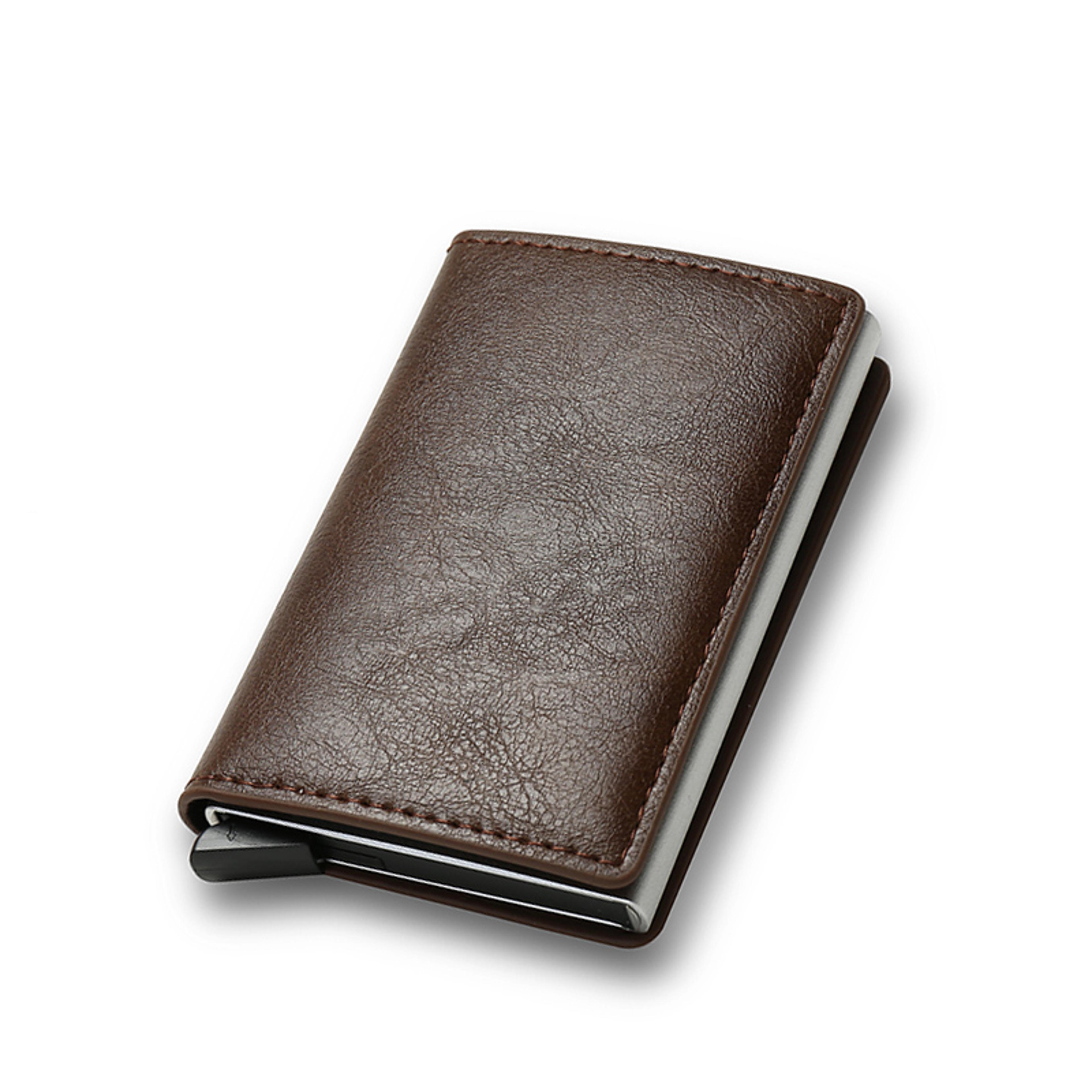 Carbon Fiber RFID Blocking Wallet With Pop Up Card Holder 3
