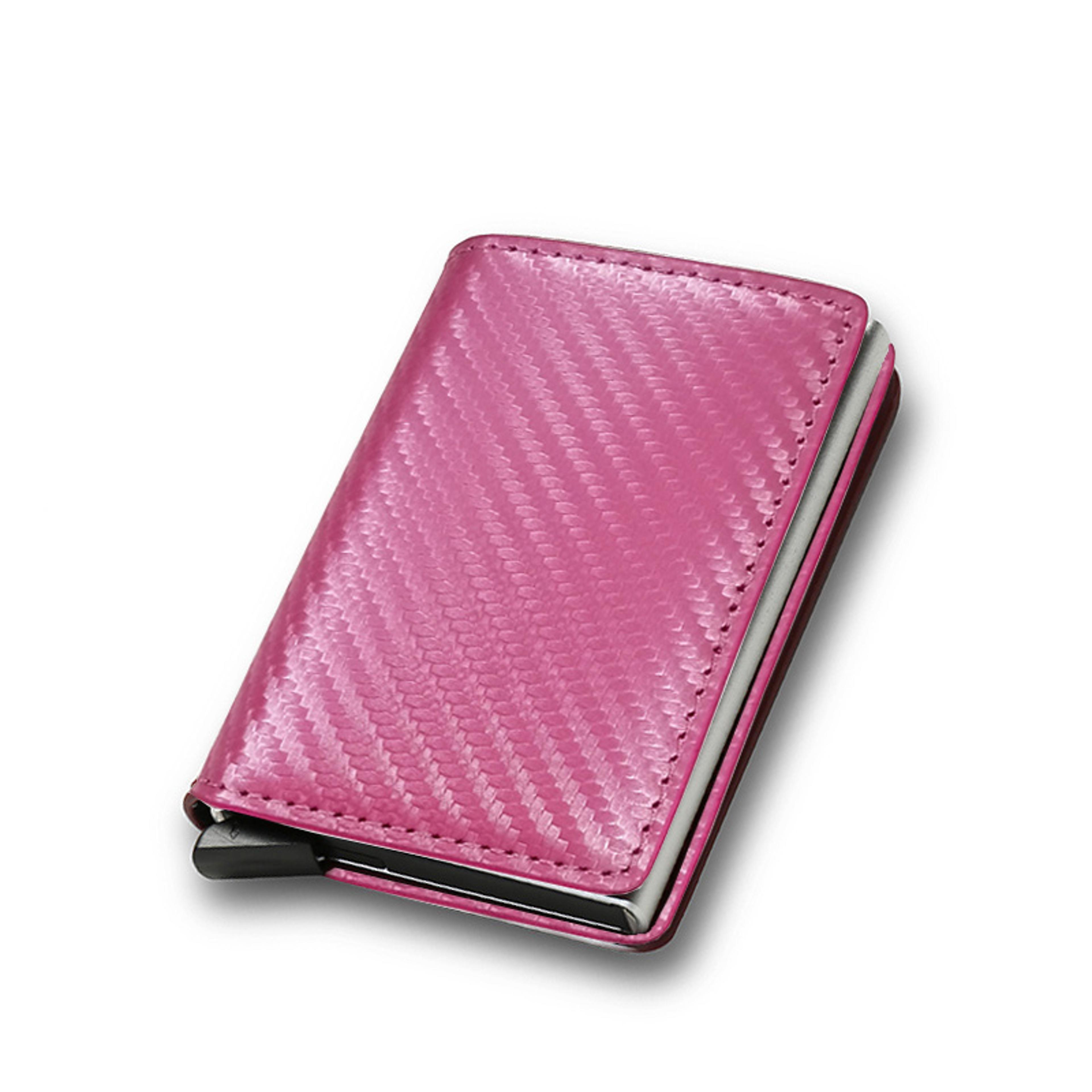 Carbon Fiber RFID Blocking Wallet With Pop Up Card Holder 11