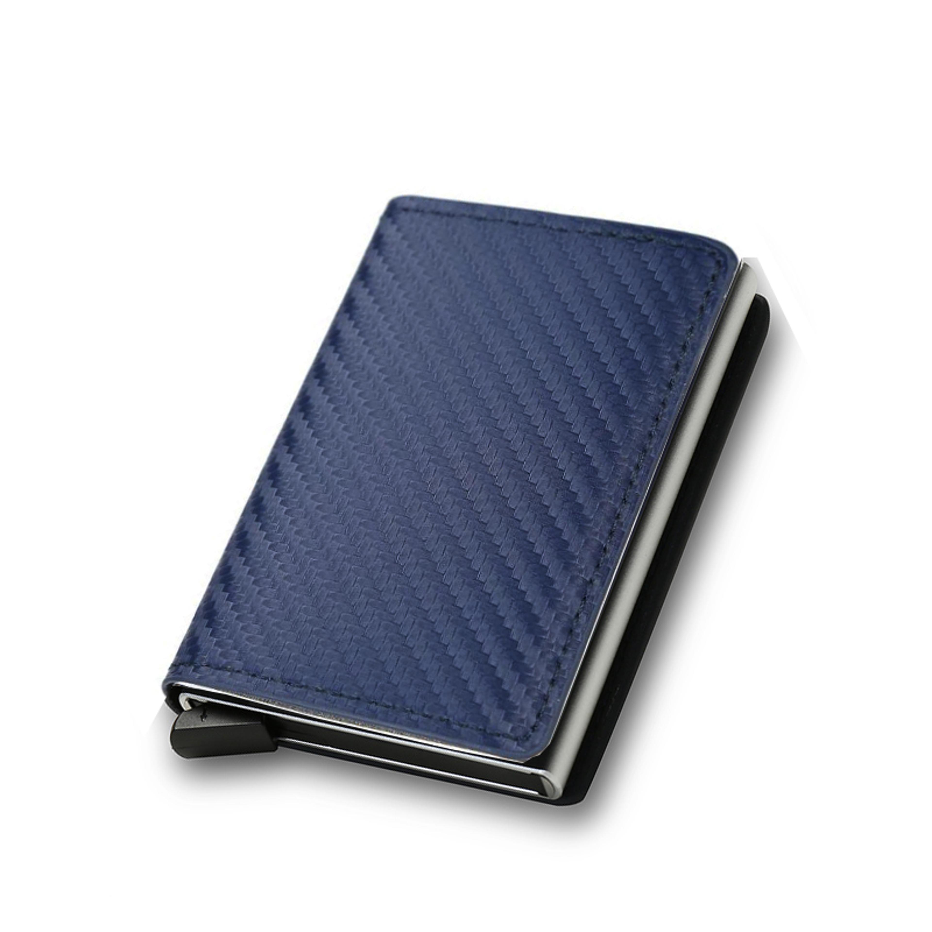 Carbon Fiber RFID Blocking Wallet With Pop Up Card Holder 13