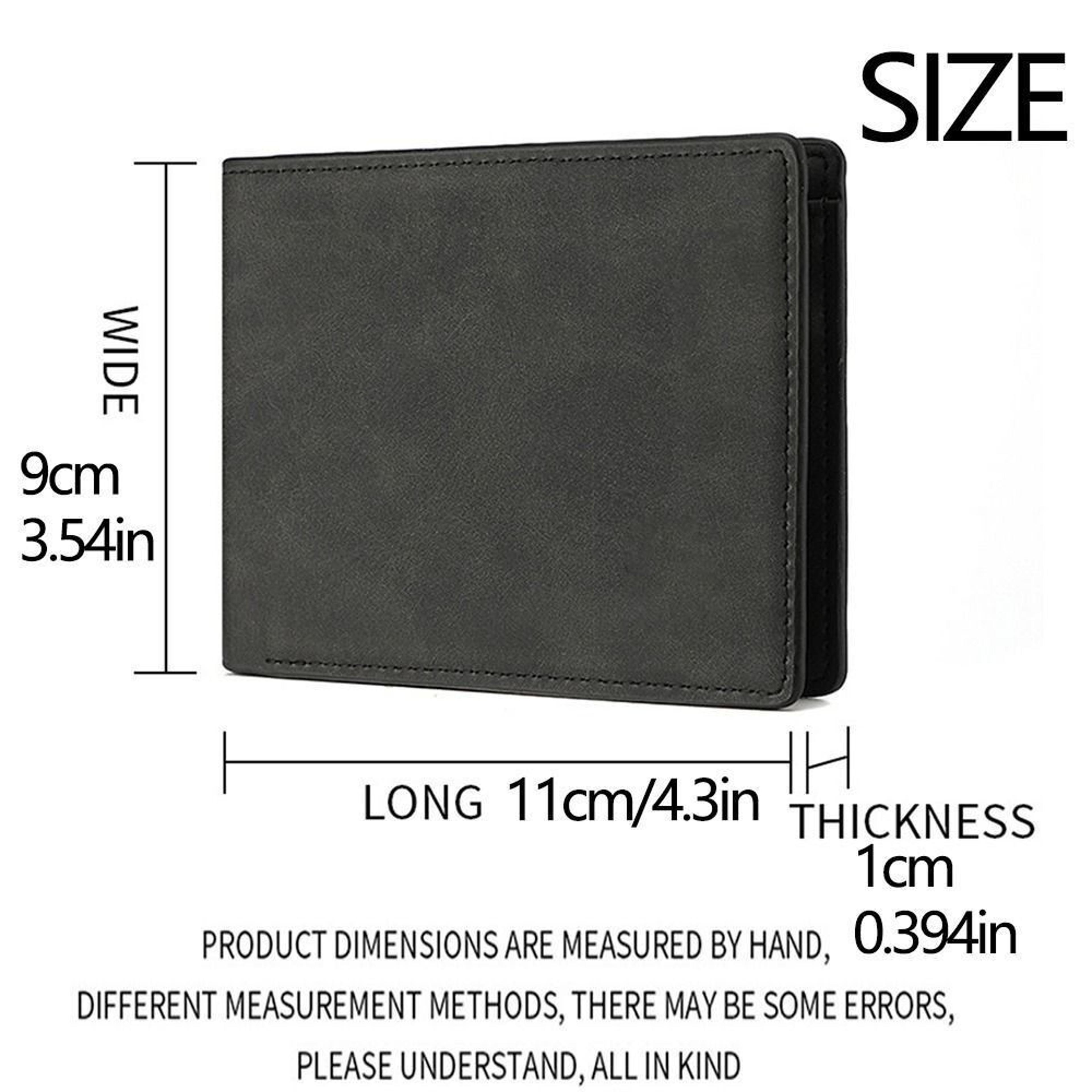 Leather Large Capacity Multi Card Slot Folding Wallet 8