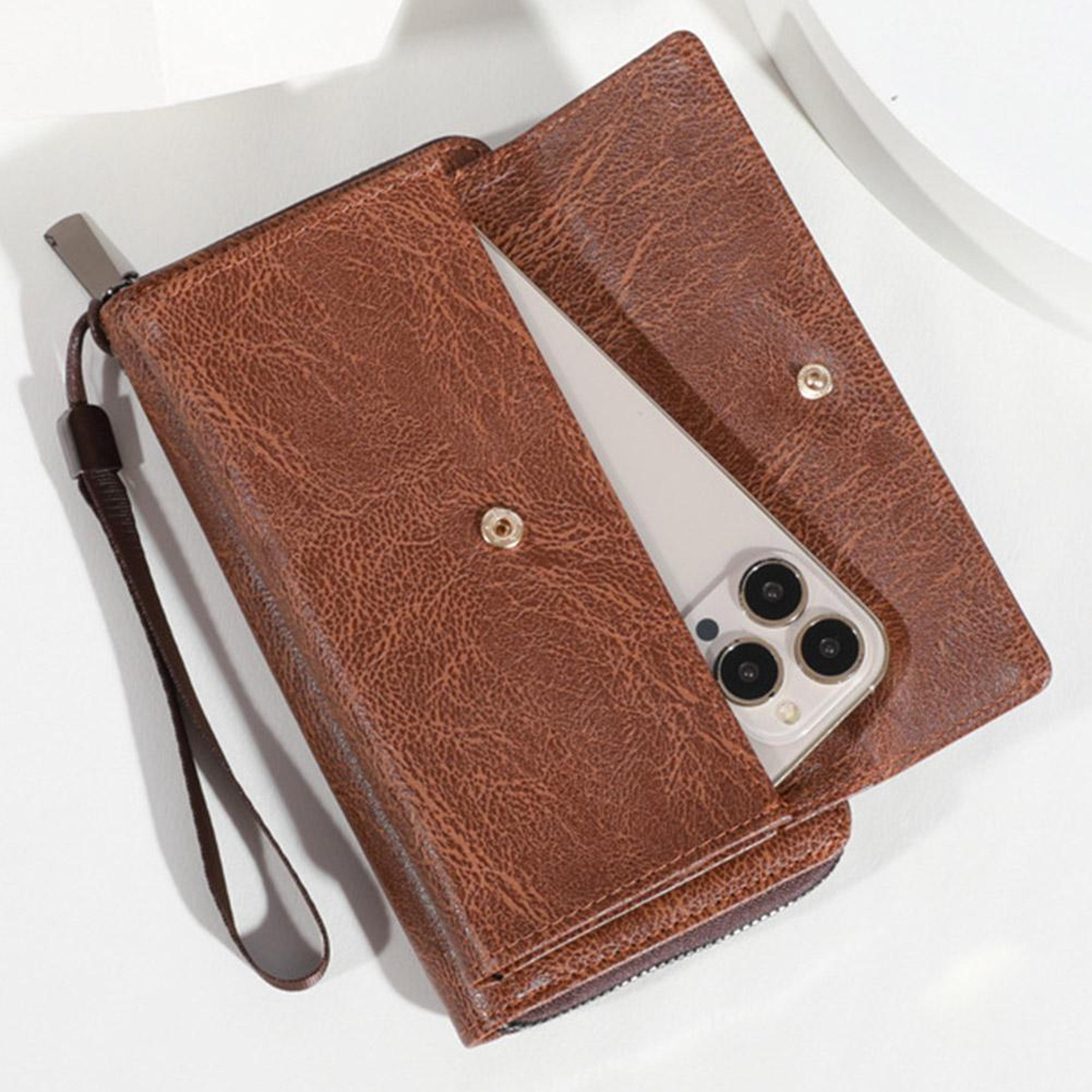 Long PU Leather Phone Clutch Wallet With Multi Card Slots 7