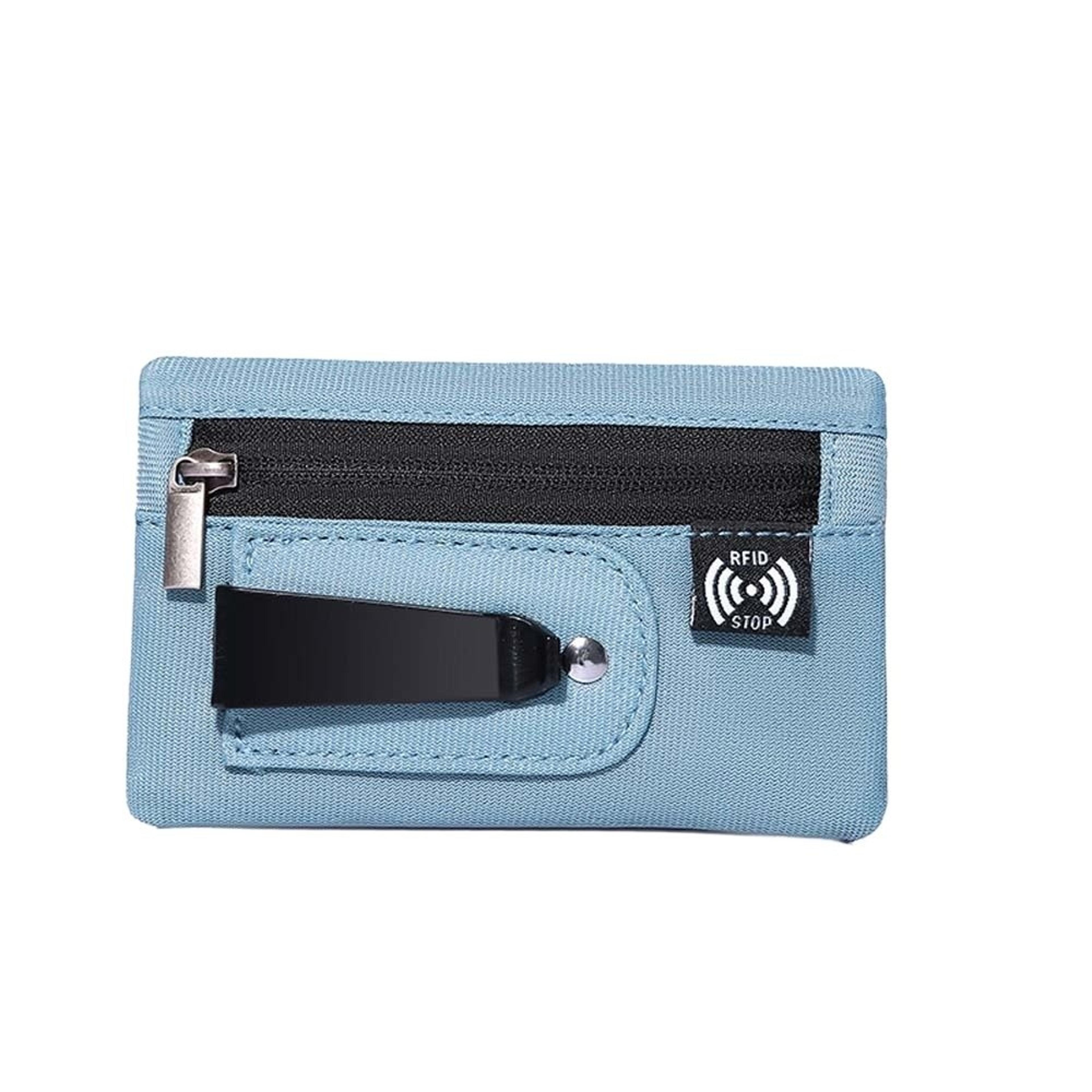 Slim RFID Blocking Wallet With Back Clip Minimalist Card Holder For Men 5