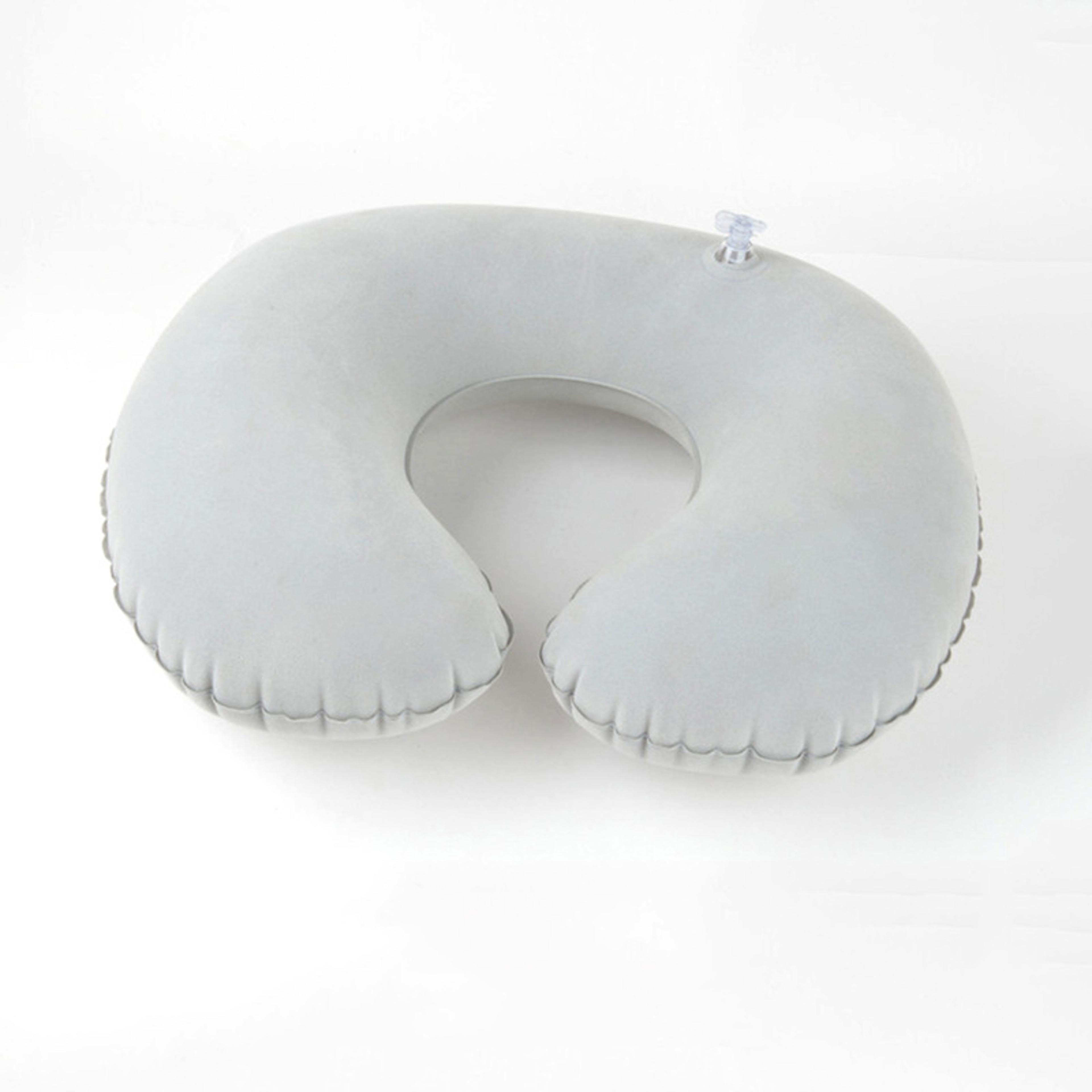 Inflatable Travel Neck Pillow Compact C Shaped Airplane Pillow 8