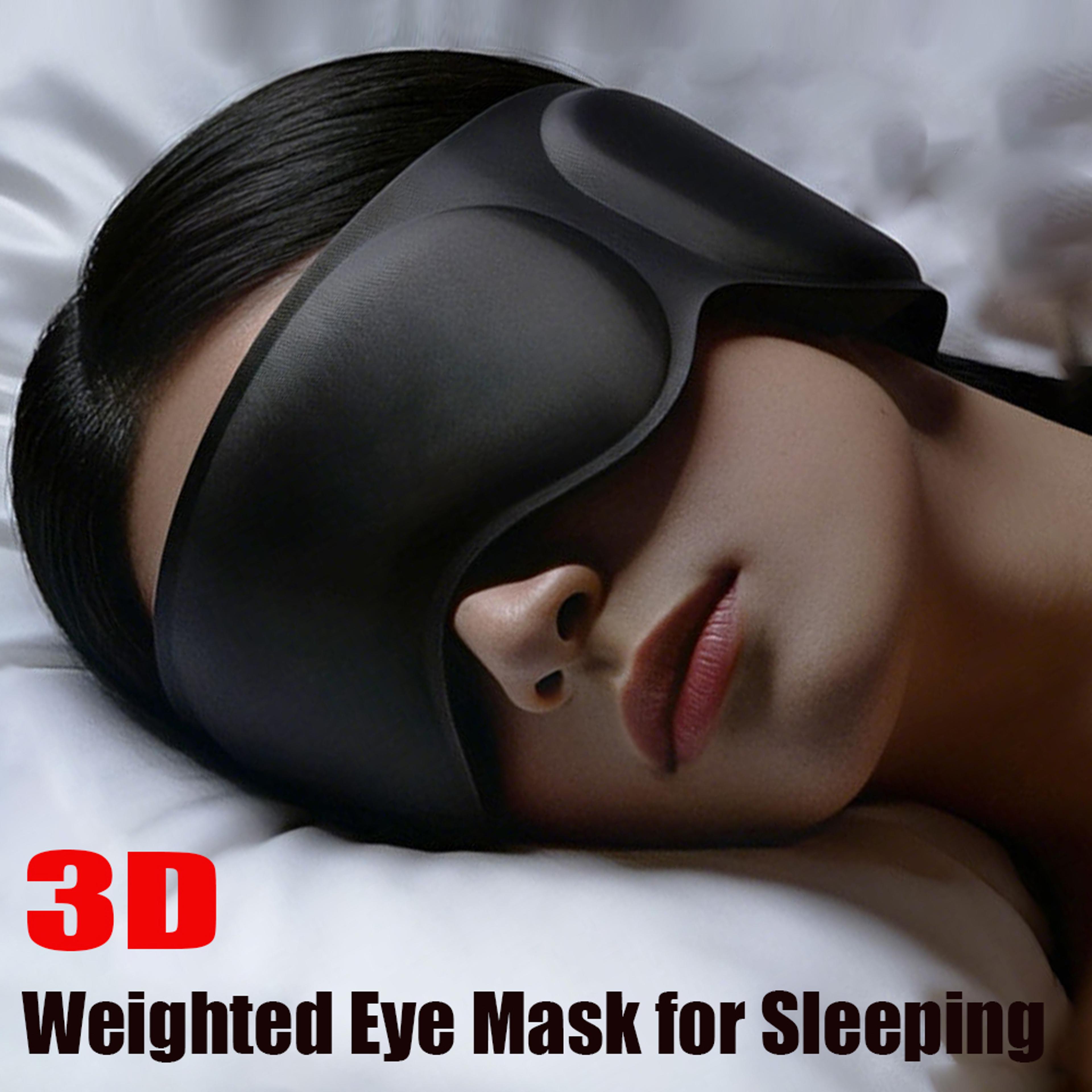 Weighted Eye Mask With Ear Cover For Side Sleepers 1