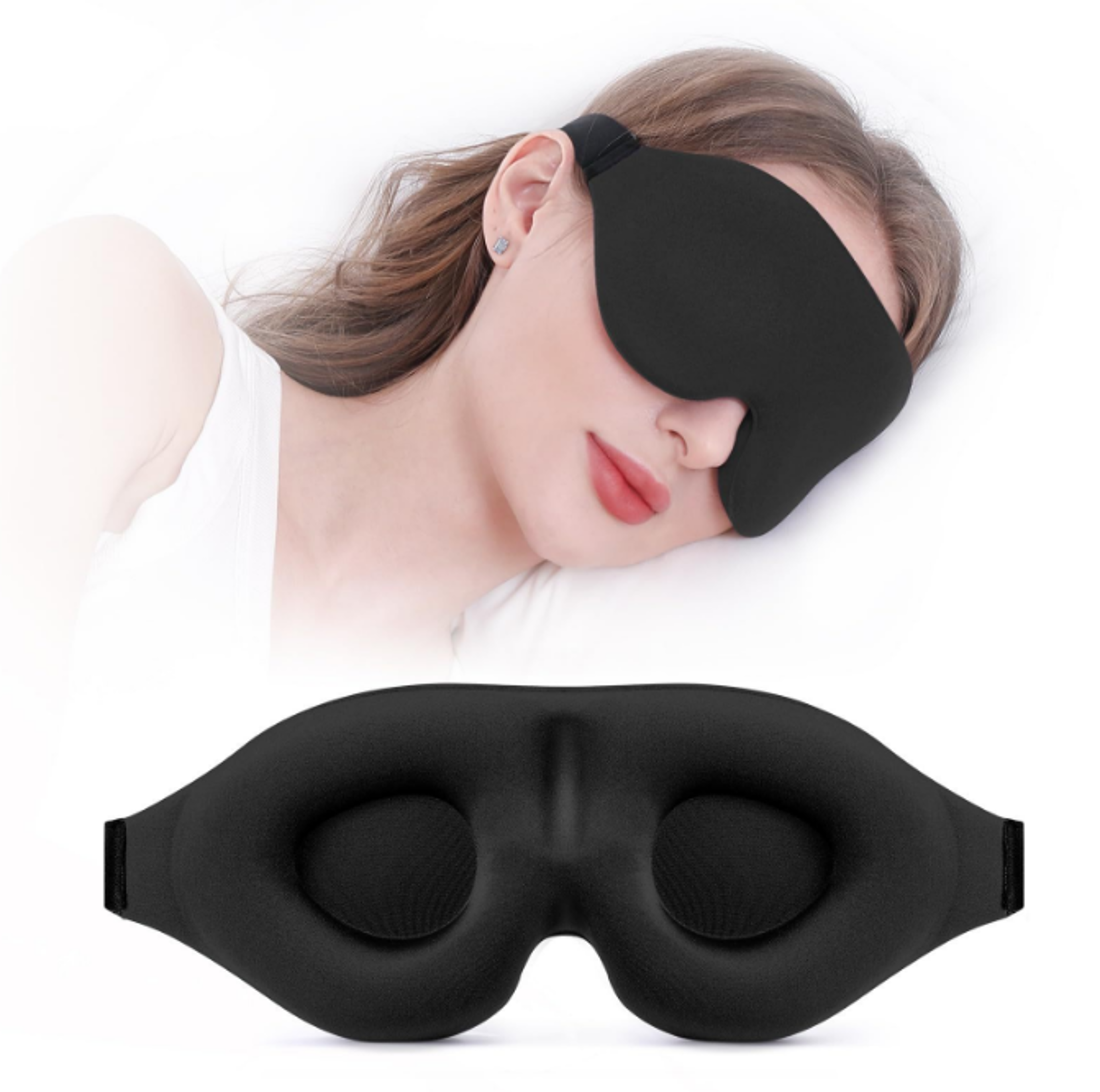 Sleep Mask Light Blocking Zero Pressure Eye Mask For Travel And Deep Rest 2