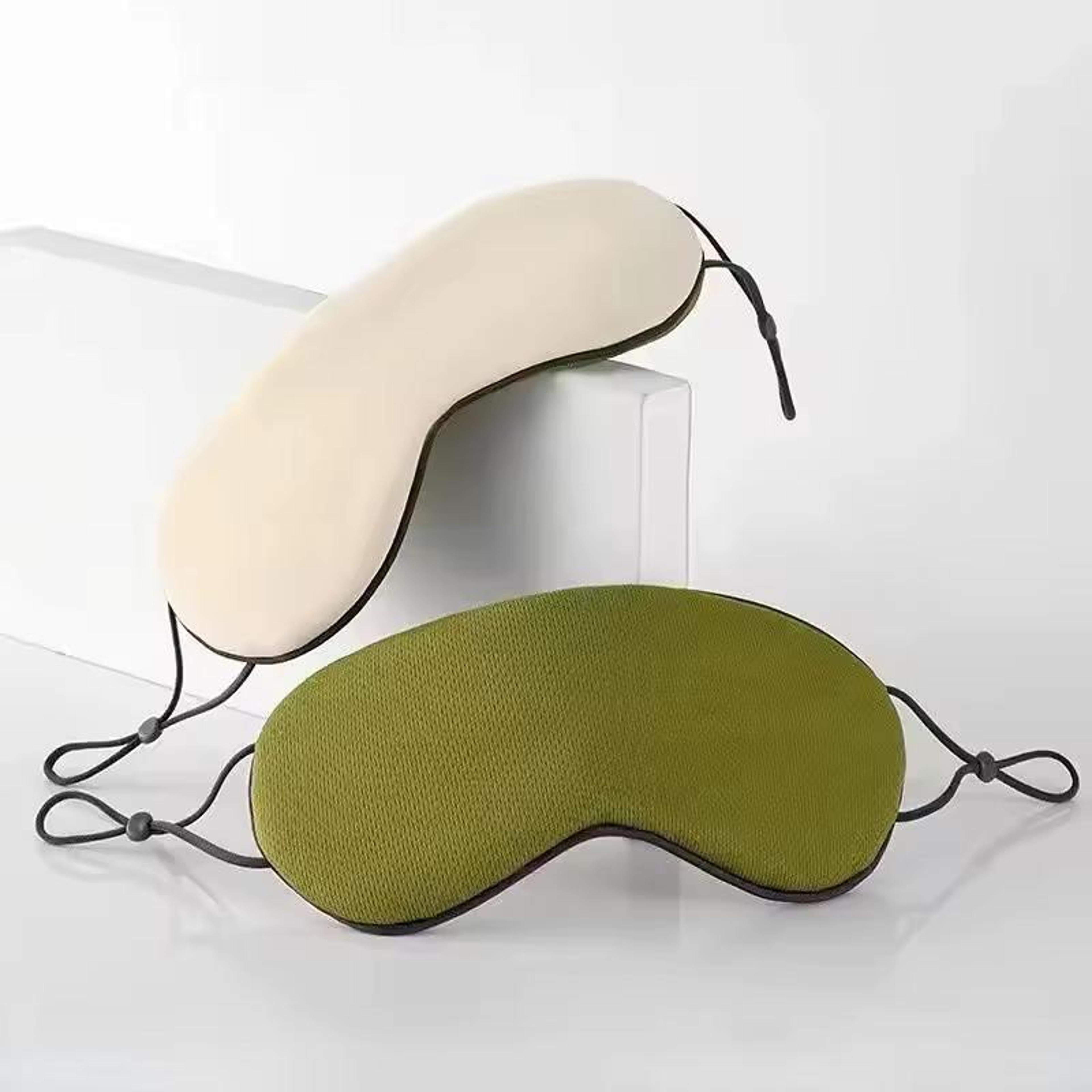 Ice Silk Eye Mask Warm Cool Adjustable Sleep Mask For Travel And Rest 3