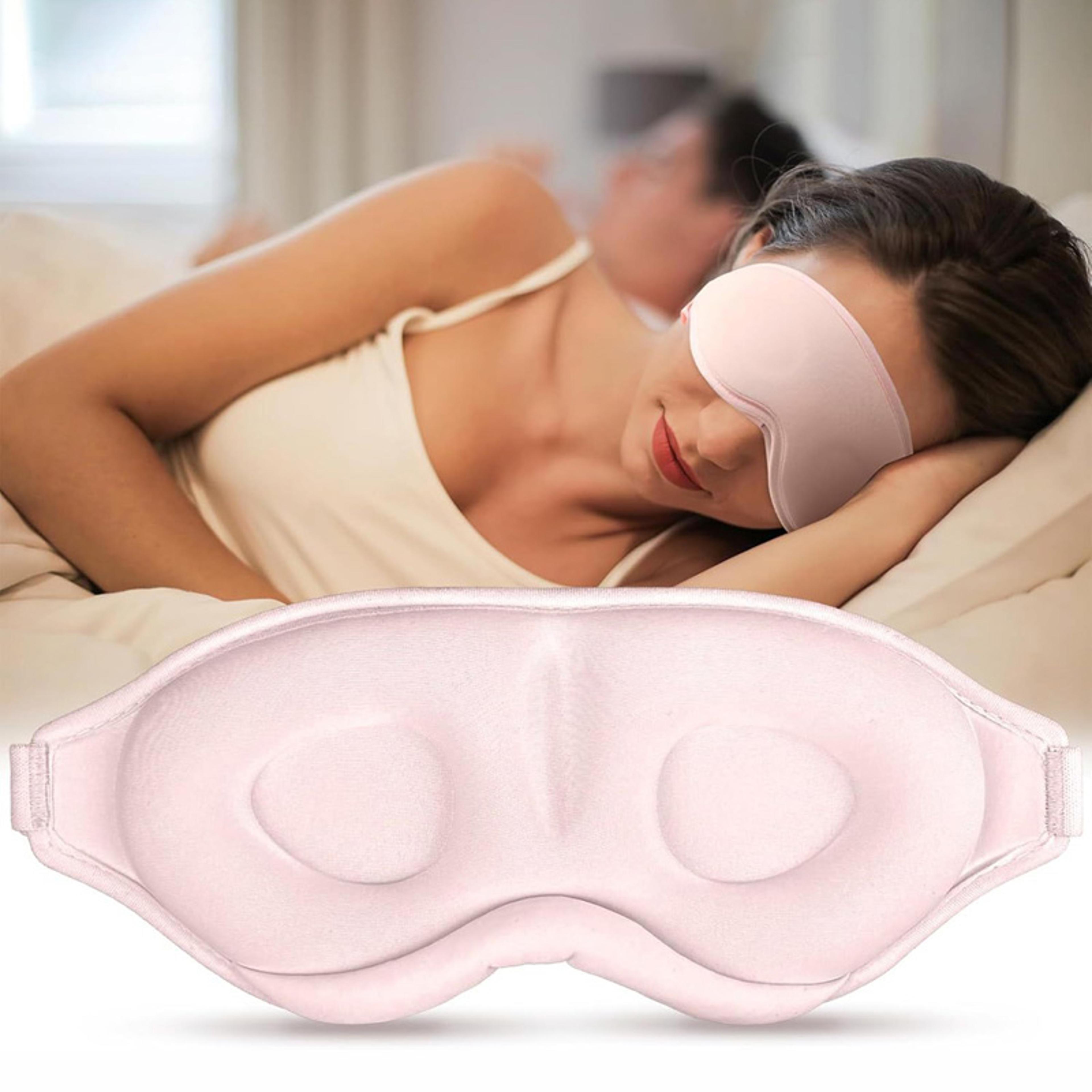 blackout sleep mask, zero pressure eye mask for travel and deep rest
