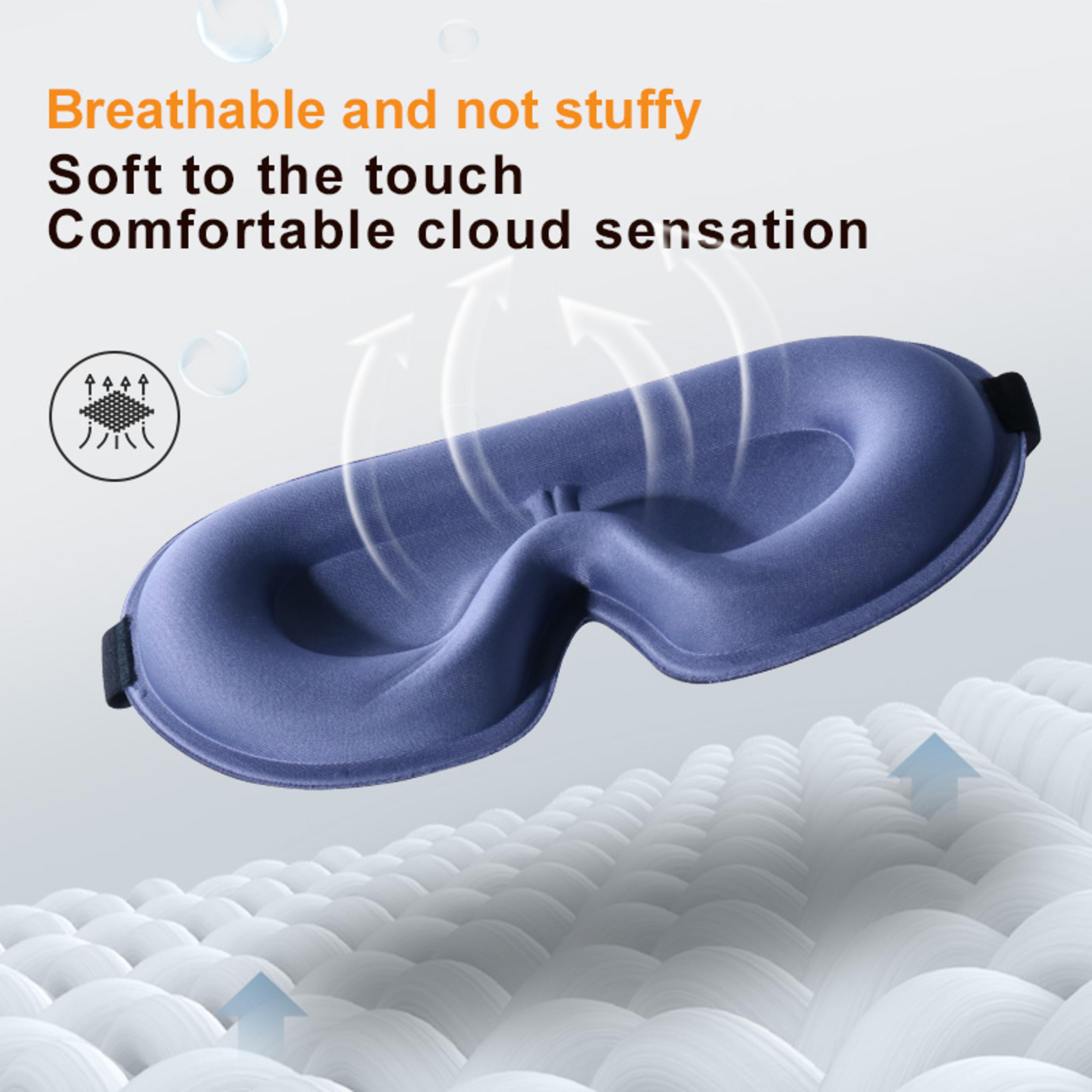 Contoured Sleep Mask Blackout Eye Mask For Travel And Deep Rest 7